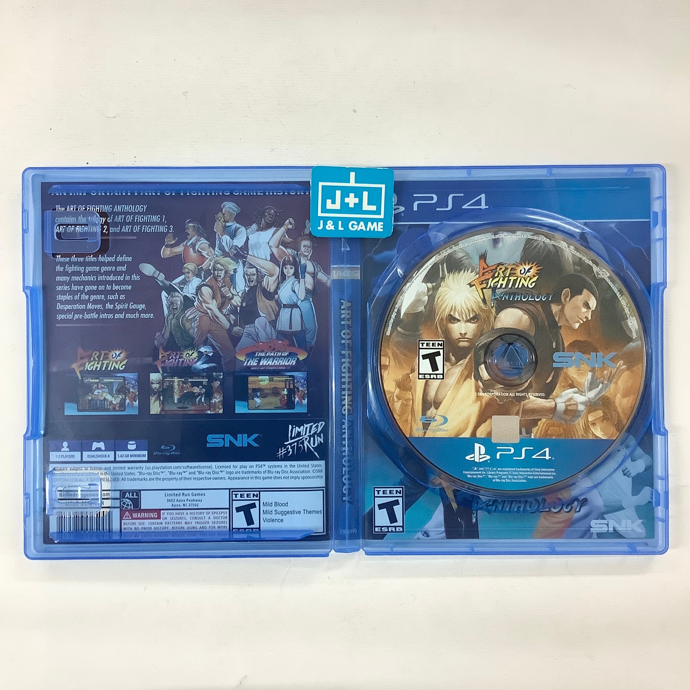 Art of Fighting Anthology popular Limited Run For Playstation 4 BRAND NEW