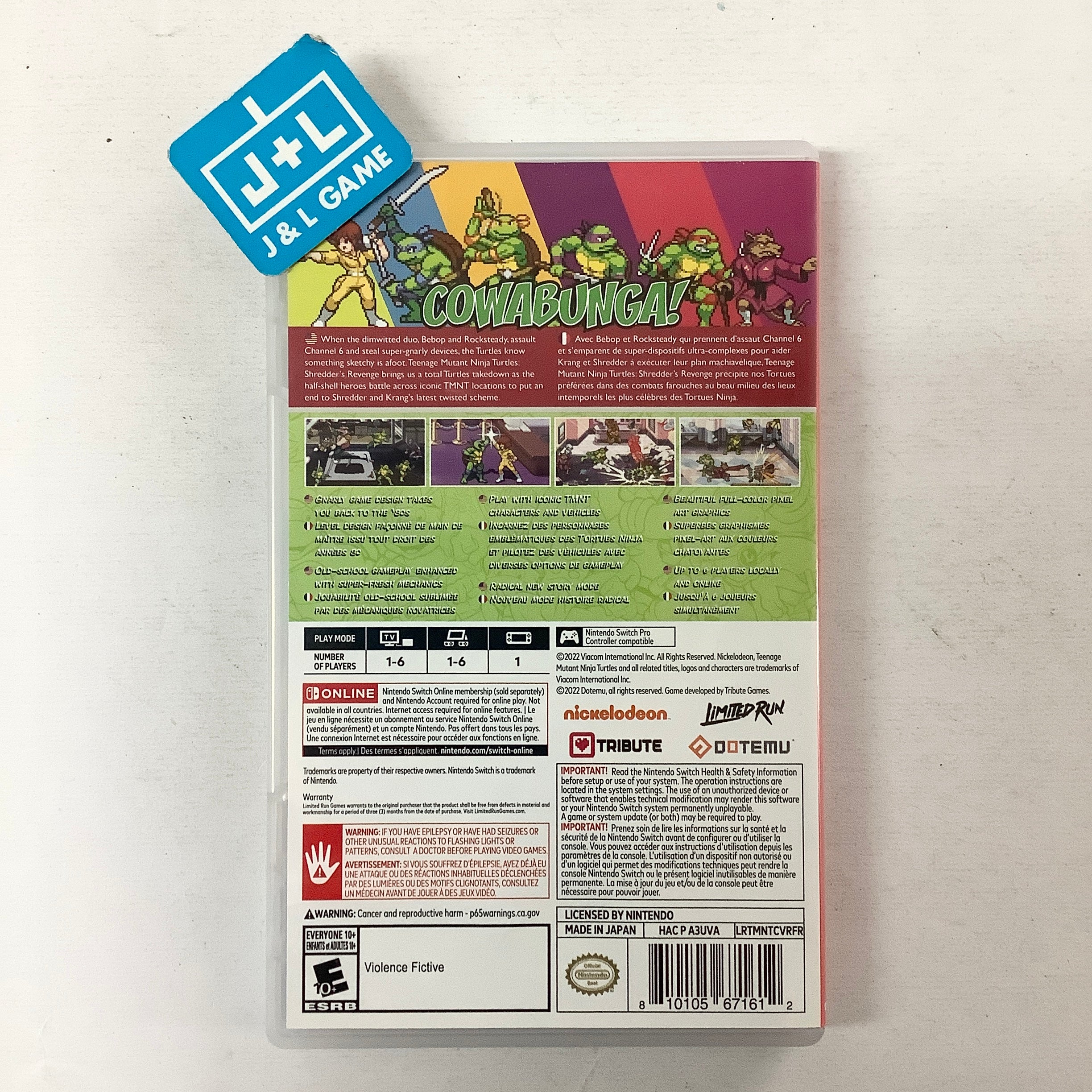 Teenage Mutant Ninja Turtles: Shredder's Revenge - (NSW) Nintendo Switch [Pre-Owned] Video Games Merge Games