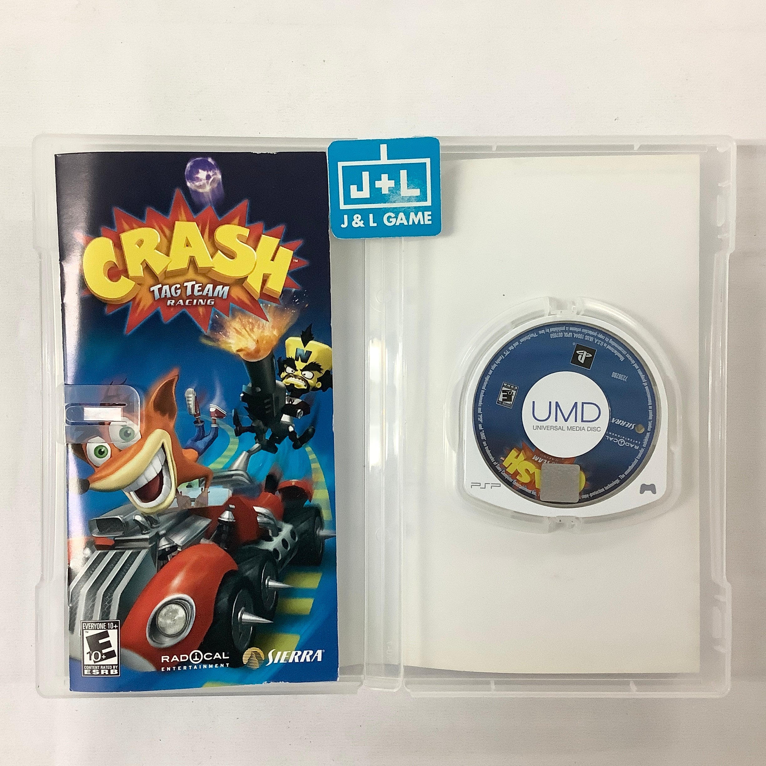 Crash Tag Team Racing - SONY PSP [Pre-Owned] Video Games Sierra Entertainment