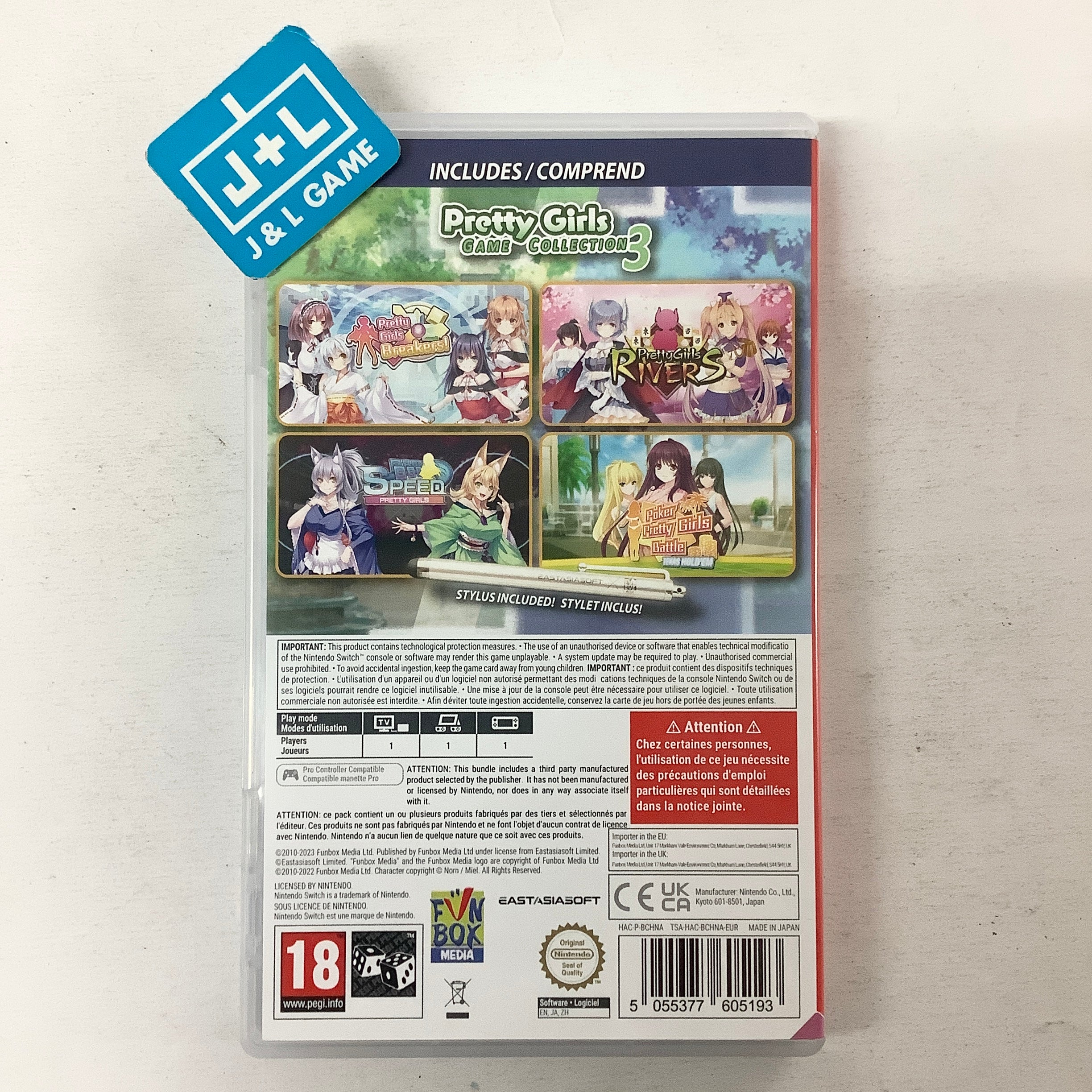 Pretty Girls Game Collection 3 - (NSW) Nintendo Switch [Pre-Owned] (European Import) Video Games Funbox Media   