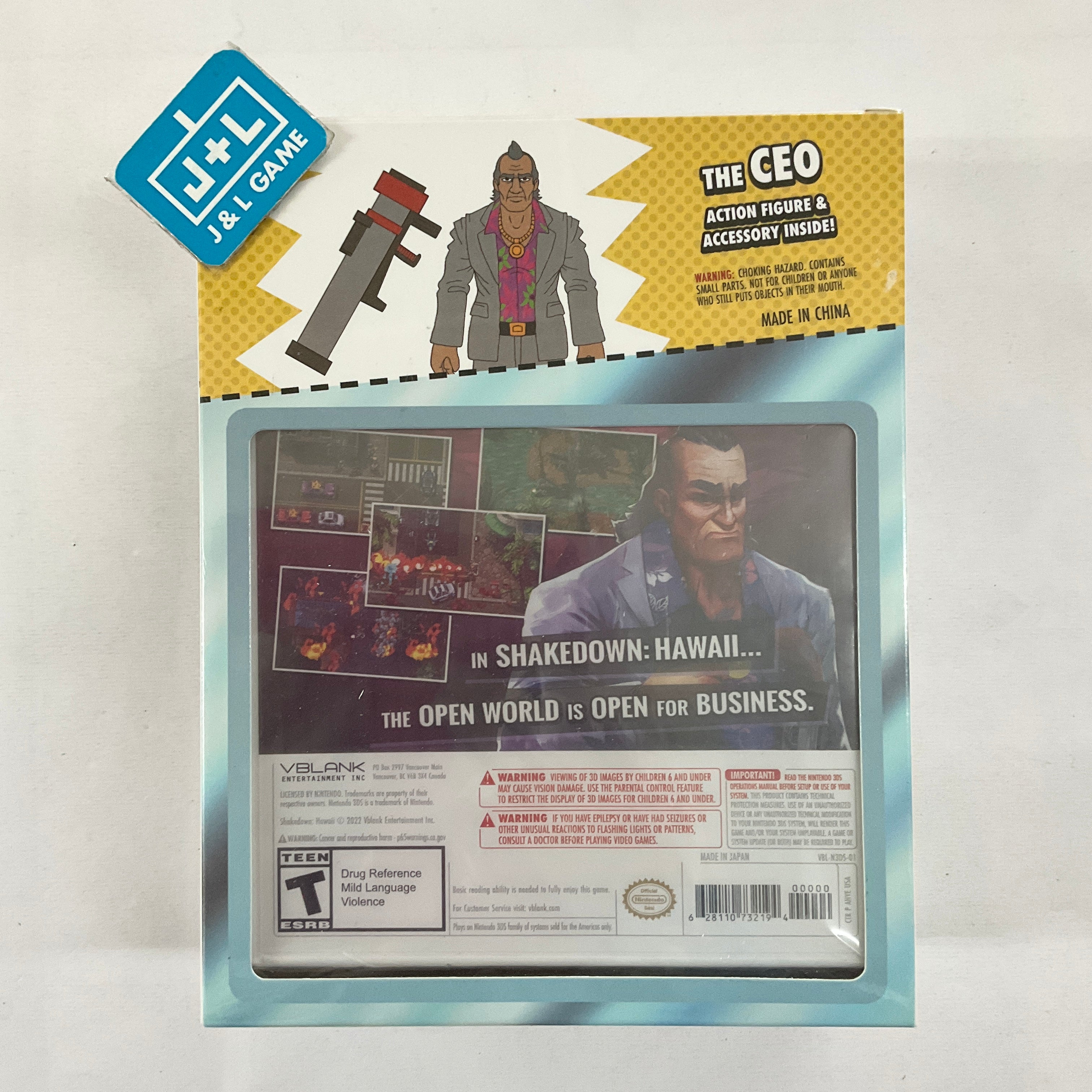 Shakedown Hawaii (Collectors Edition) - Nintendo 3DS Video Games Vblank Entertainment Inc.