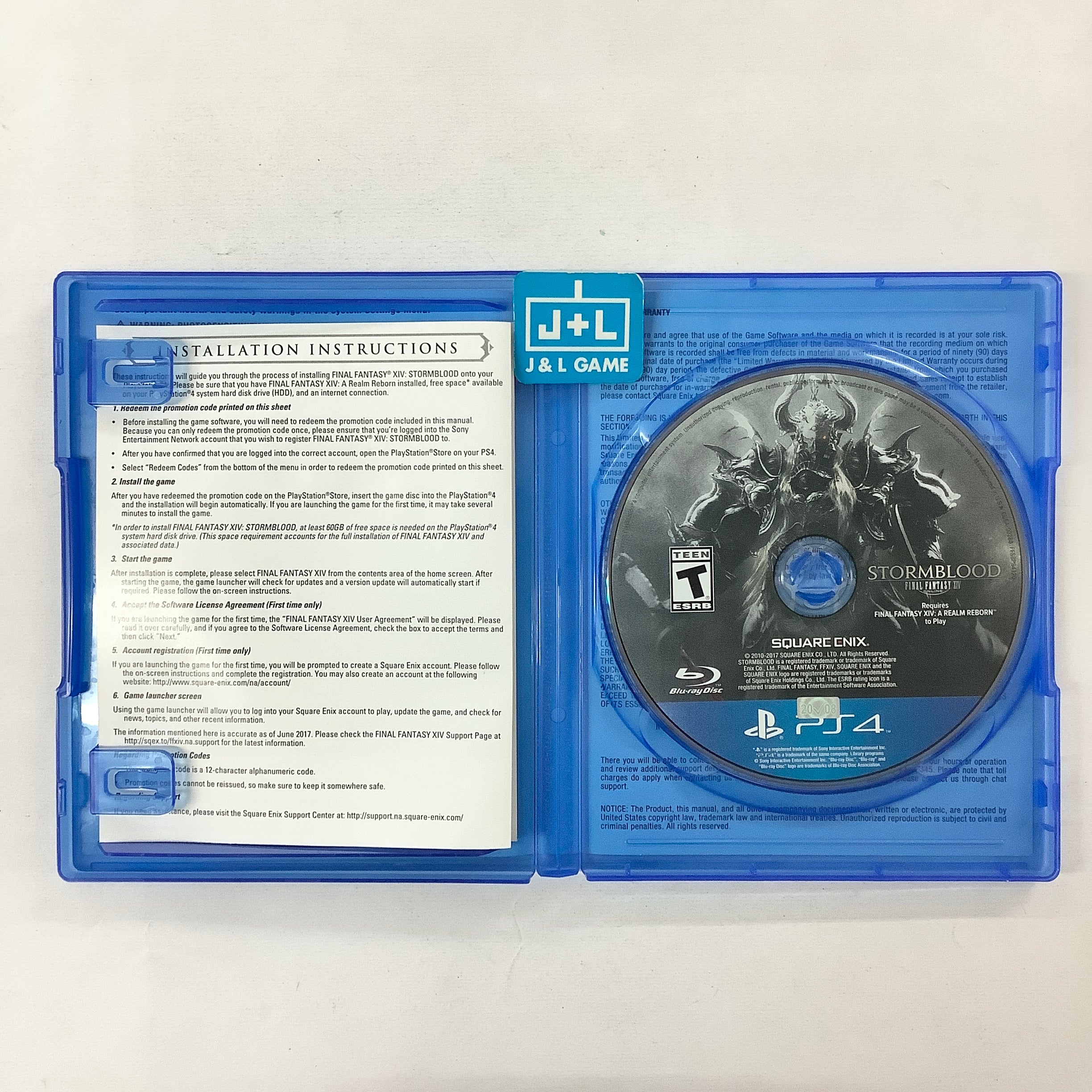 Final Fantasy XIV Online: Stormblood - (PS4) PlayStation 4 [Pre-Owned] Video Games Square Enix   