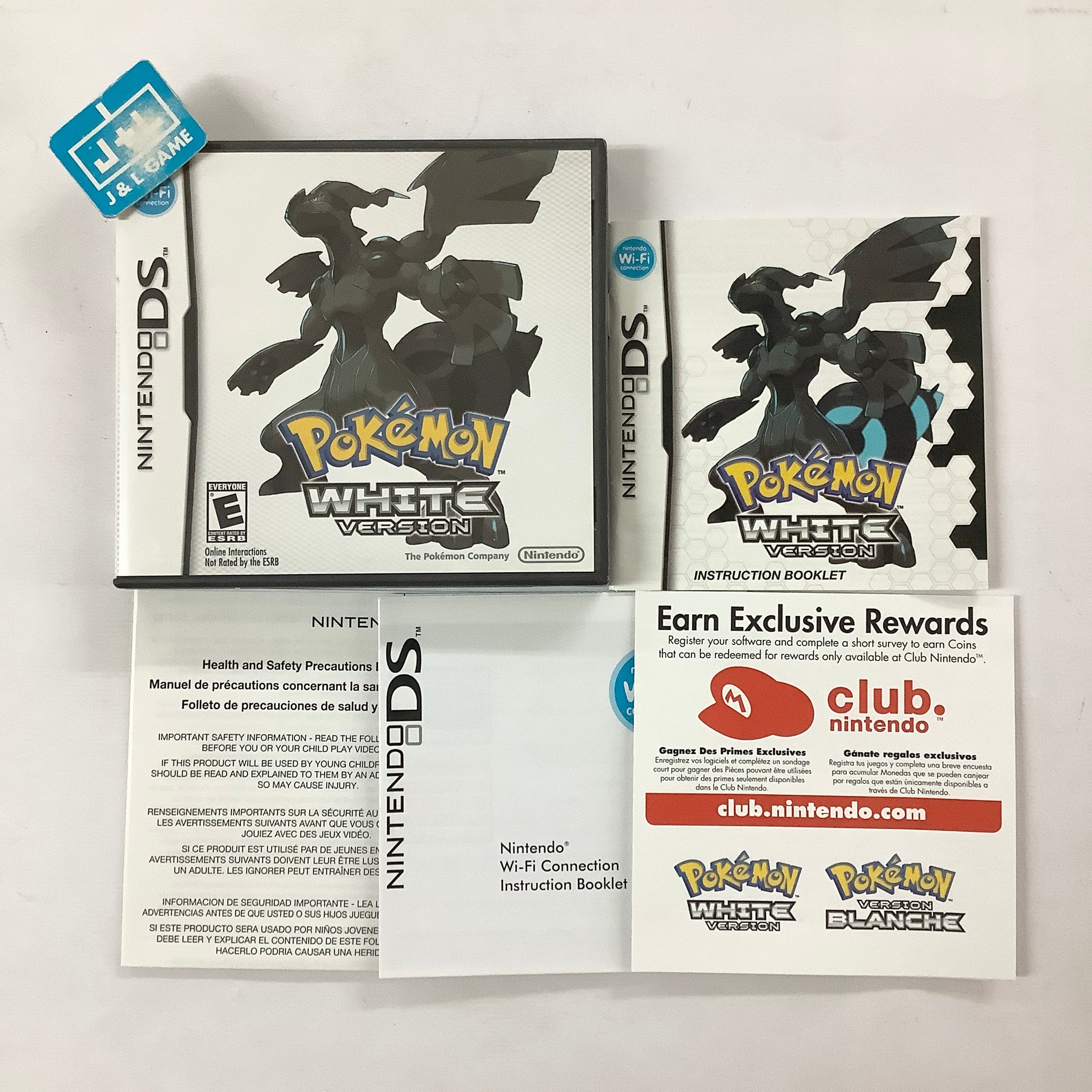 Pokemon newest White for Nintendo DS COMPLETE