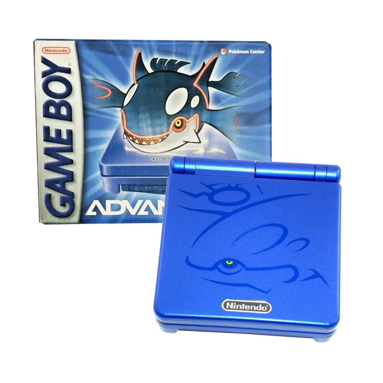 Nintendo Game Boy Advance SP Console AGS-001 (Pokemon Sapphire Kyogre) - (GBA) Game Boy Advance SP [Pre-Owned] (European Import) Consoles Nintendo   