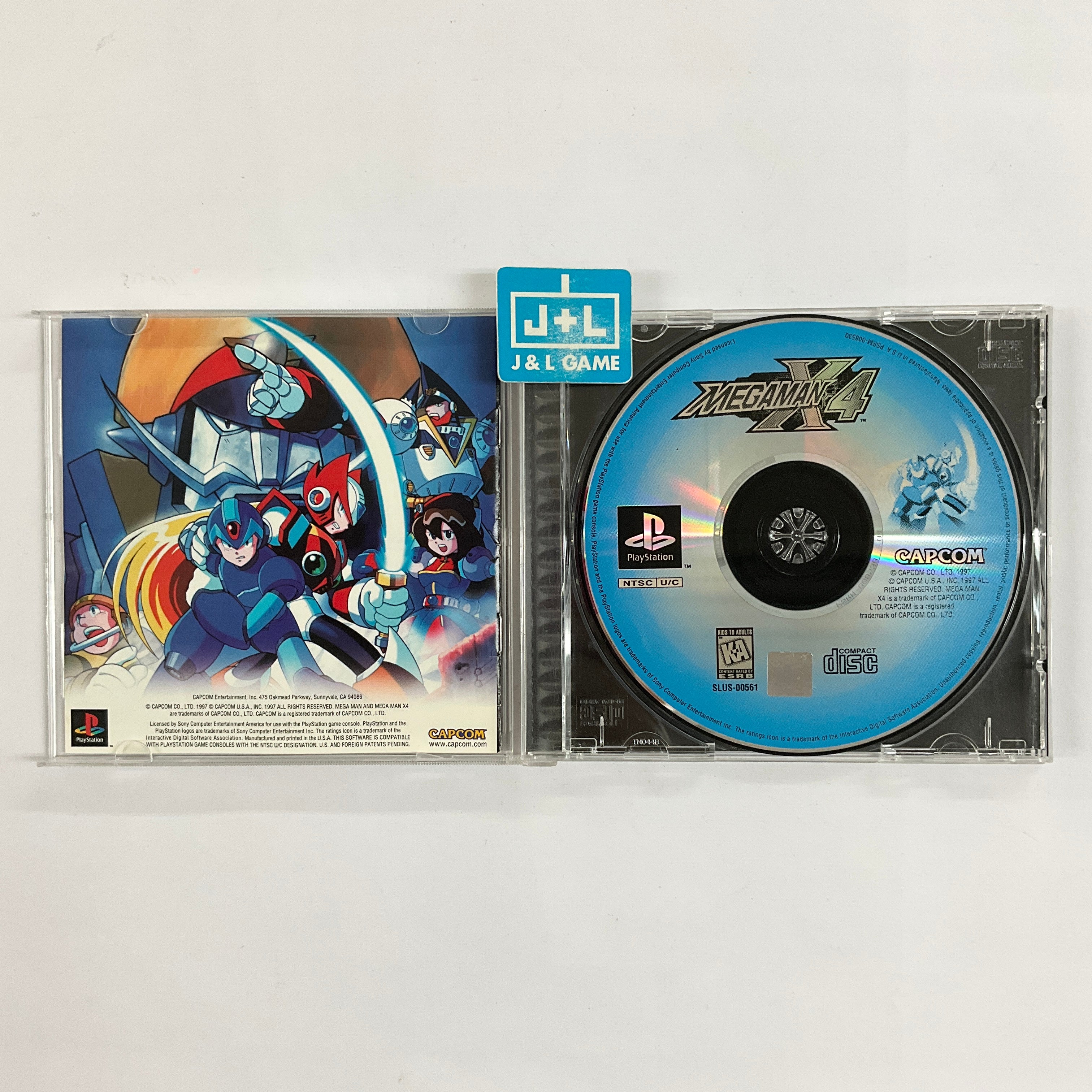 Mega Man X4 - (PS1) PlayStation 1 [Pre-Owned] Video Games Capcom   