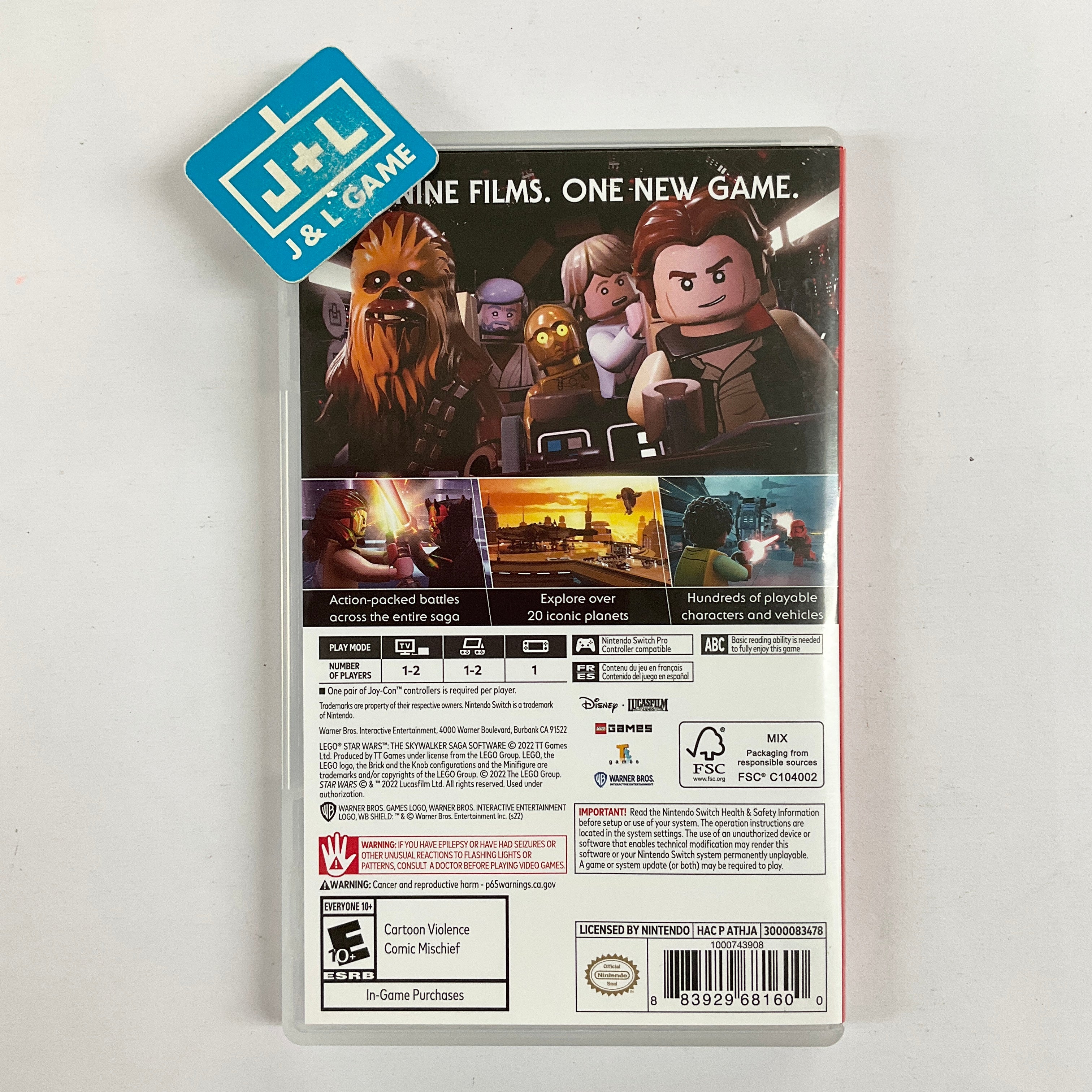 Lego Star Wars: The Skywalker Saga - (NSW) Nintendo Switch [Pre-Owned] Video Games WB Games   