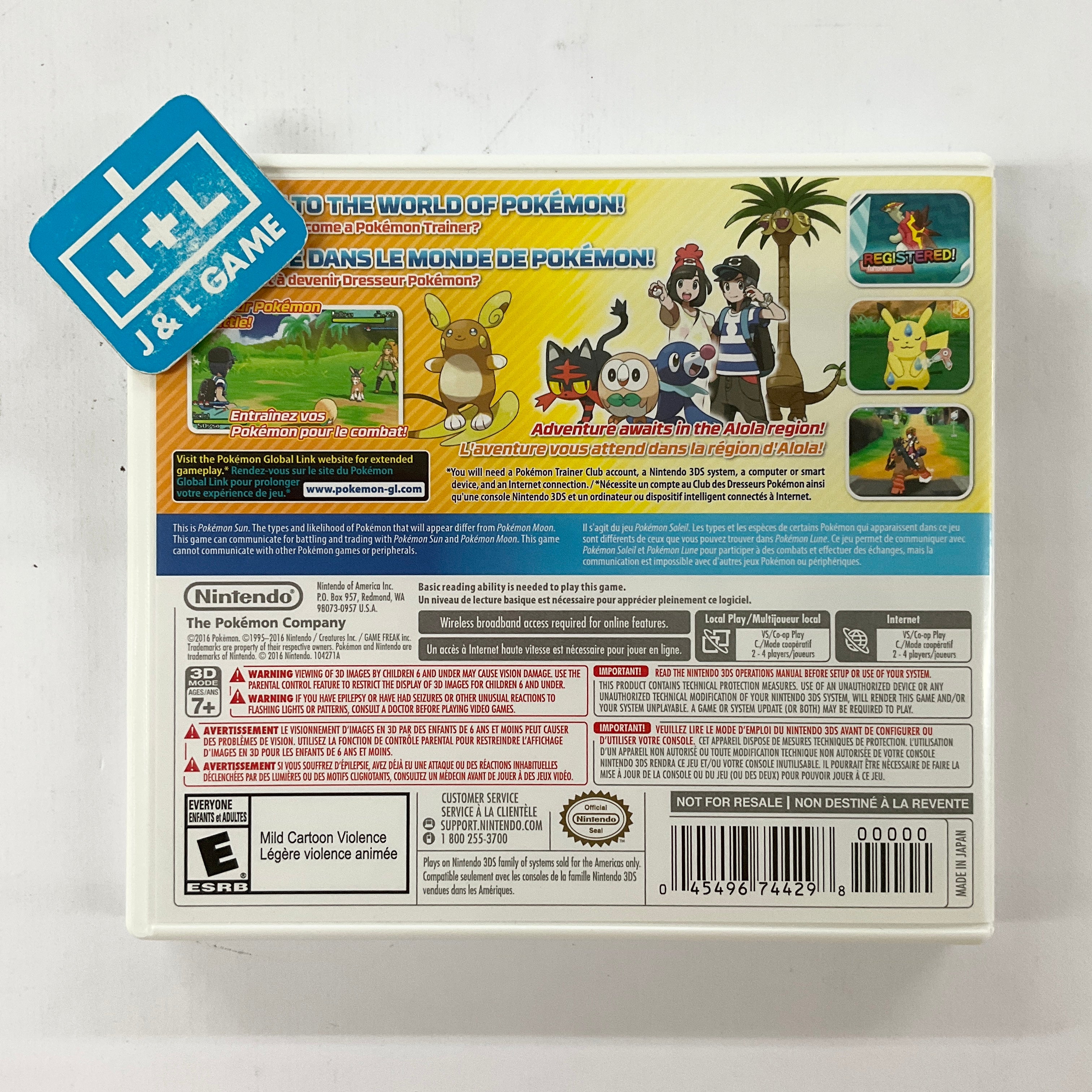 Pokemon Sun and Pokemon Moon Dual Pack for Nintendo hot 3DS