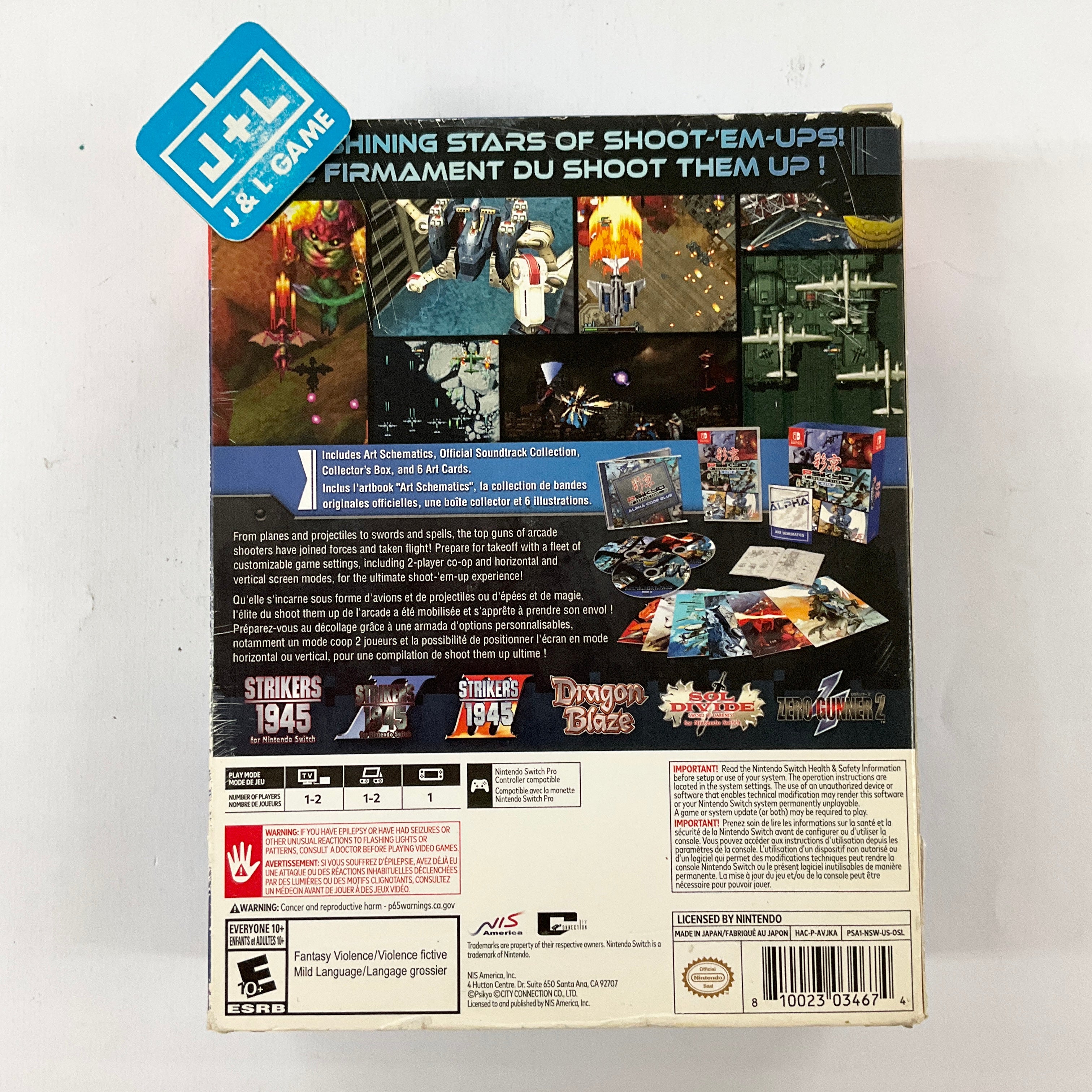 Psikyo Shooting Stars ALPHA (Limited Edition) - (NSW) Nintendo Switch [Pre-Owned] Video Games NIS America   