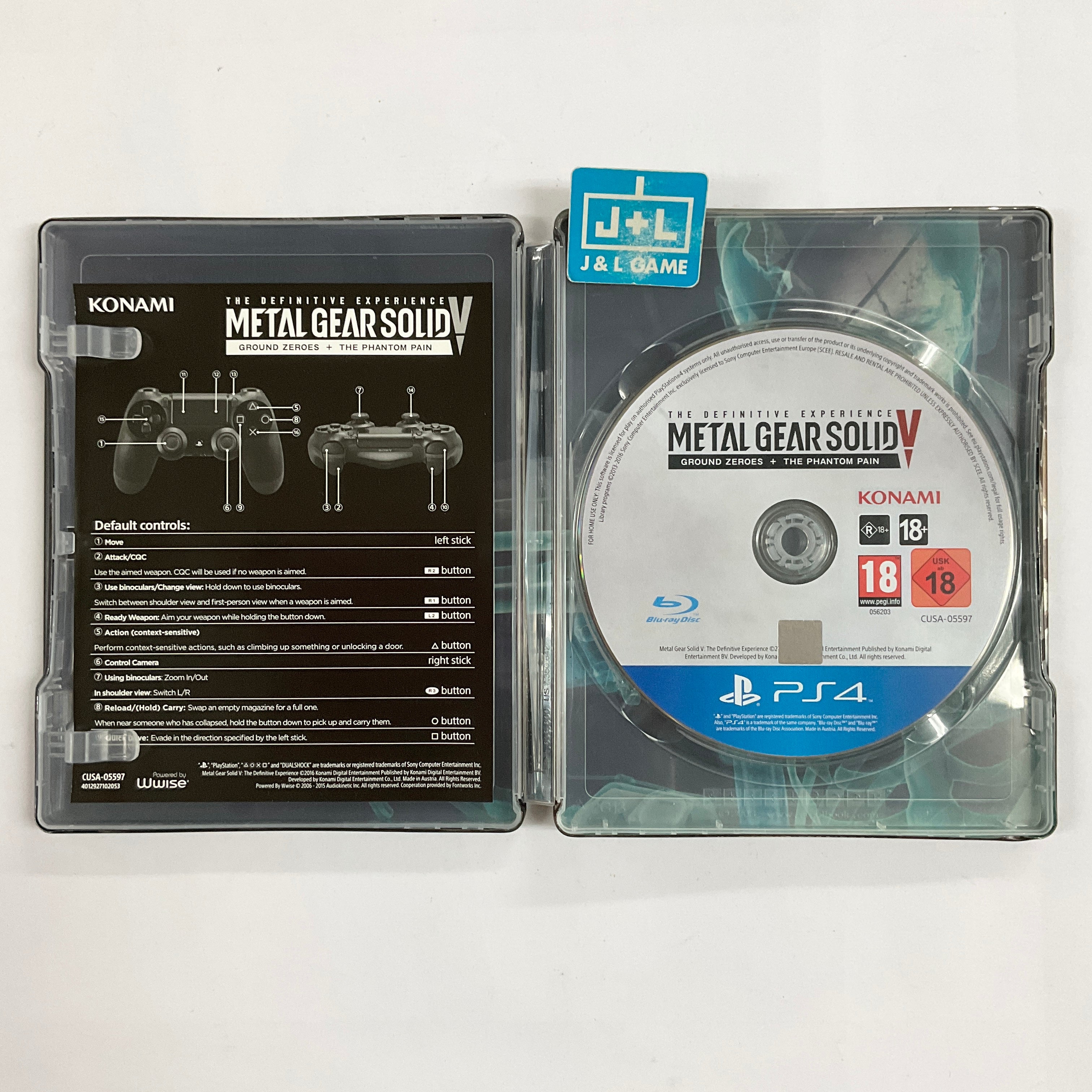 Metal Gear Solid V: The Definitive Experience (Steelbook) - (PS4