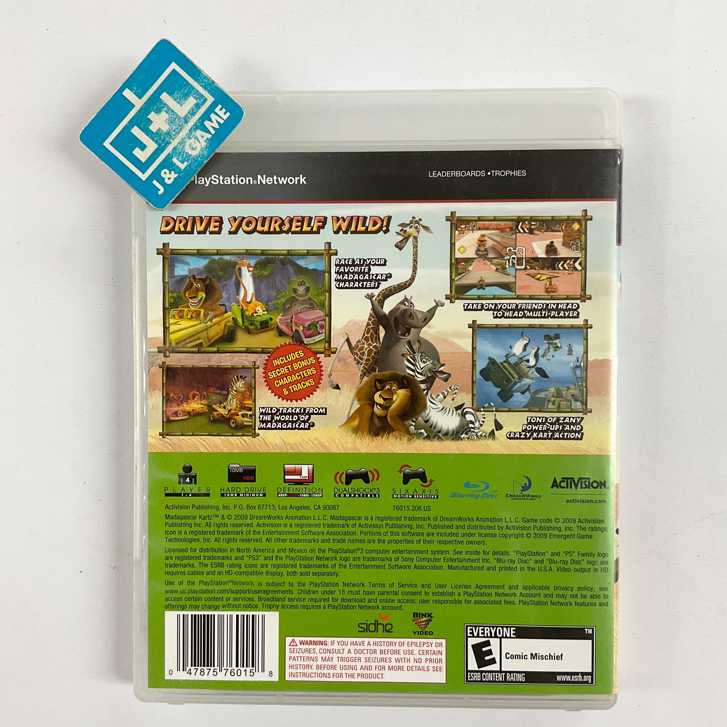 Madagascar Kartz - (PS3) PlayStation 3 [Pre-Owned]