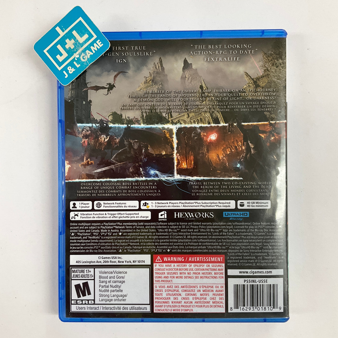 Lords of the Fallen (PS5 / Playstation 5) BRAND NEW SHIPPING NOW, lords of fallen  ps5 