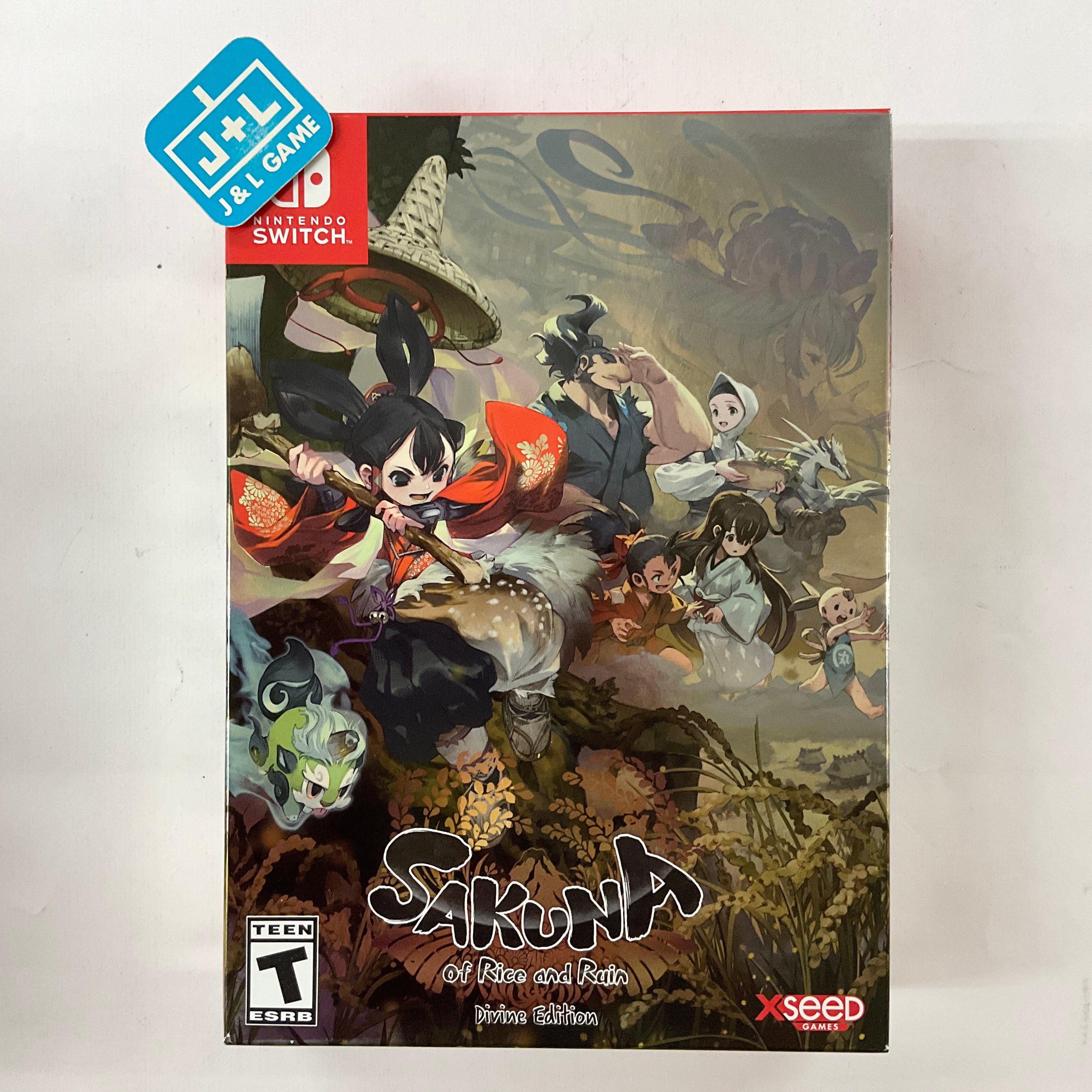 Sakuna Of Rice and Ruin (Divine Edition) - (NSW) Nintendo Switch [Pre-Owned] Video Games Xseed   