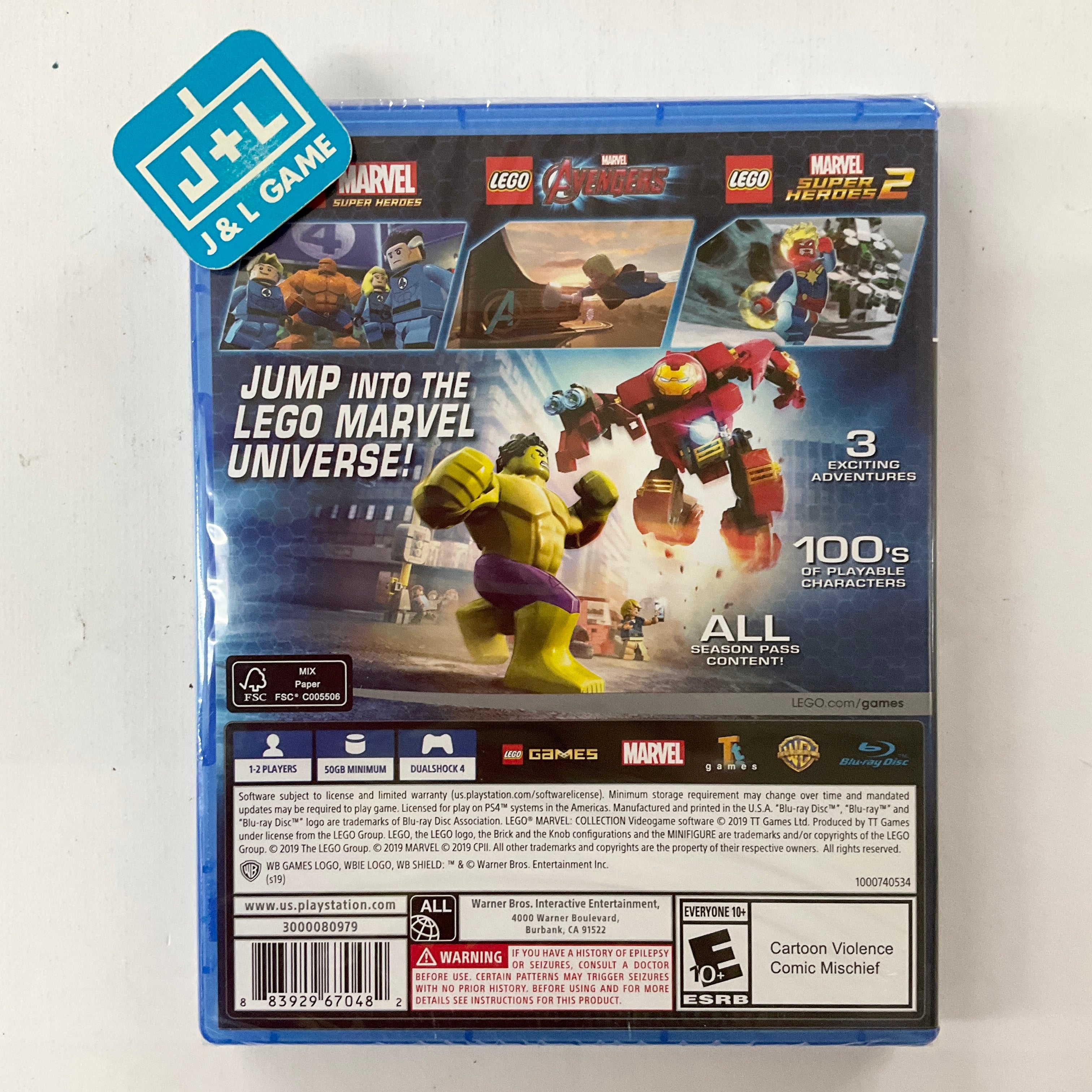 Playstation store lego online marvel collection