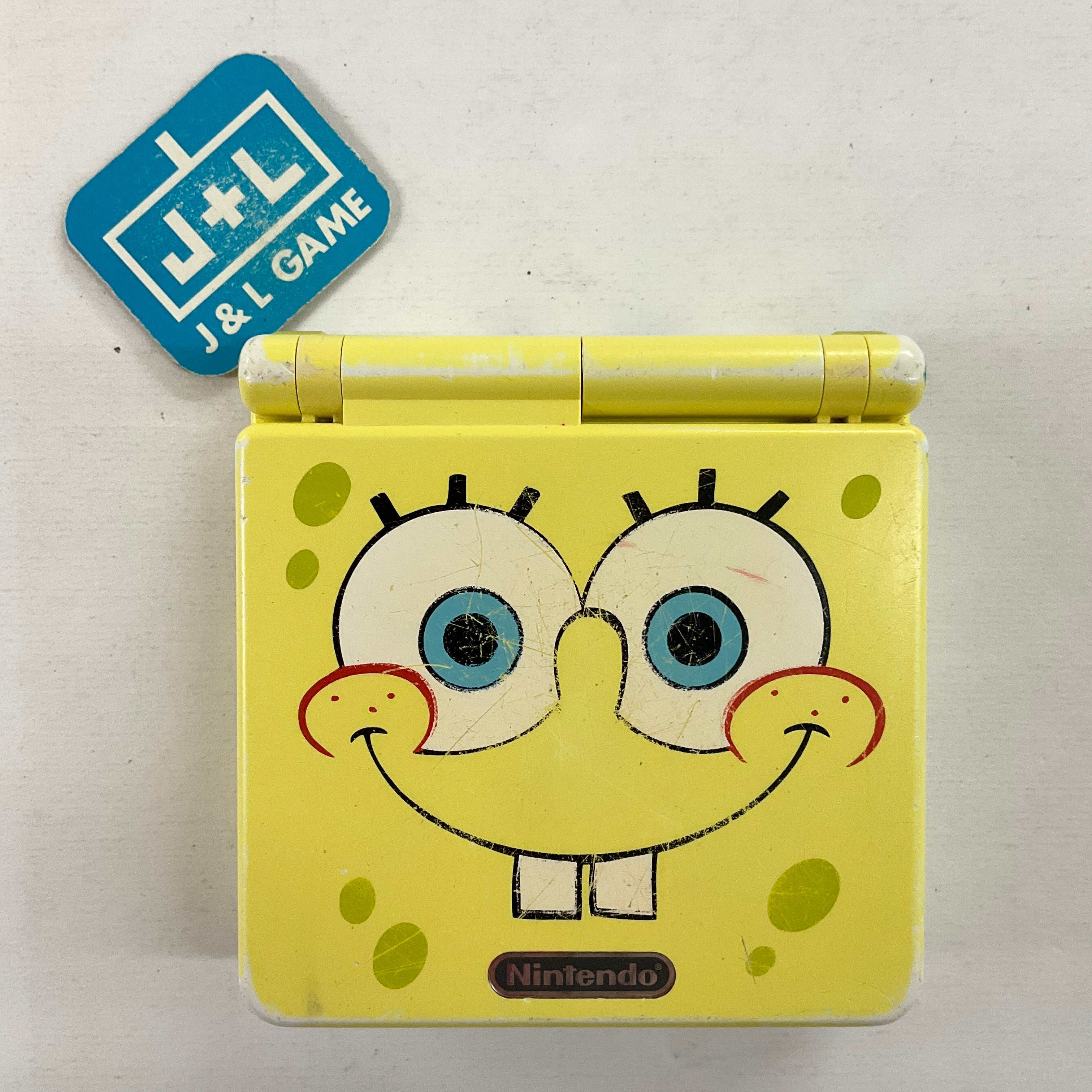 Nintendo Game Boy Advance SP Console AGS - 101 (SpongeBob SquarePants ...