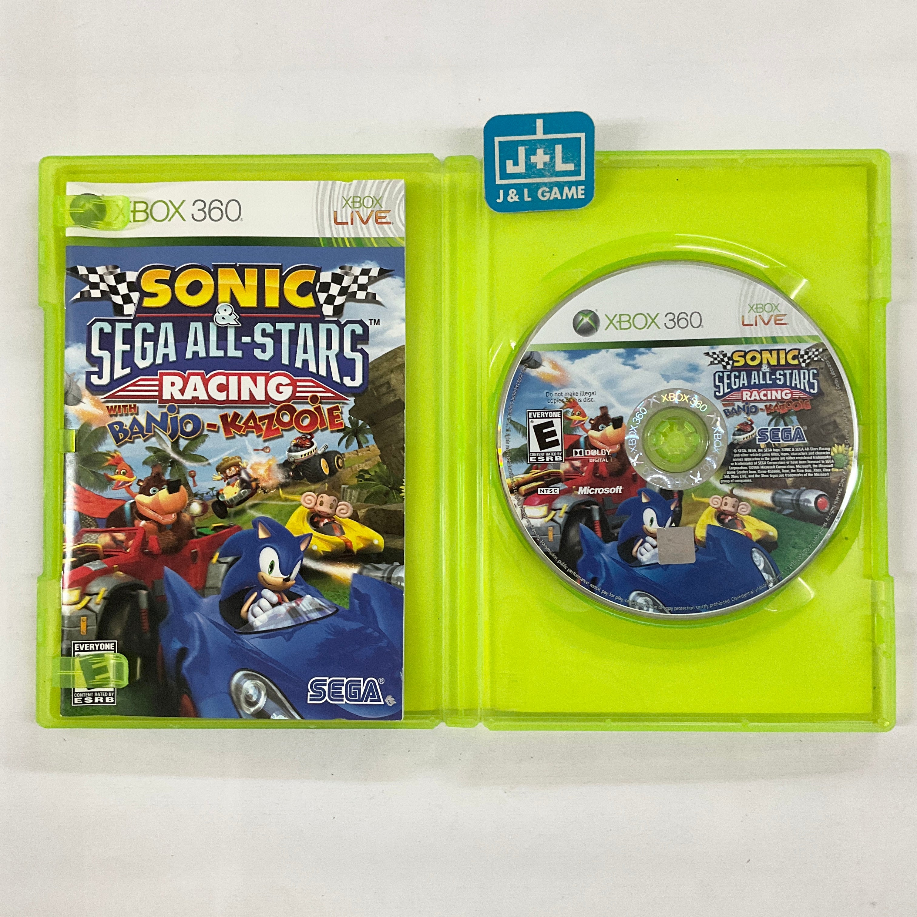 Sonic & Sega All-Stars Racing with Banjo-Kazooie - Xbox 360 [Pre-Owned] Video Games Sega   