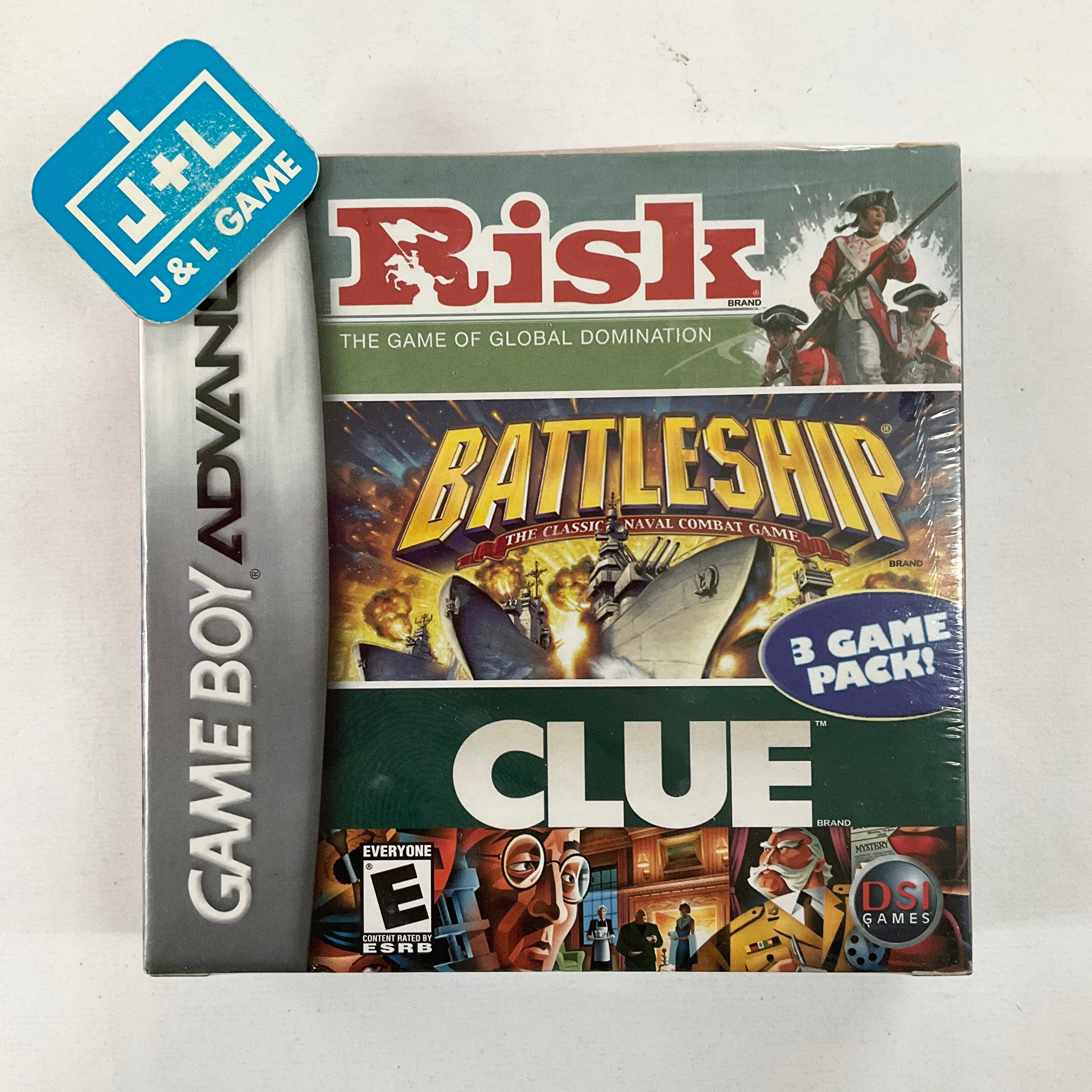 Risk / Battleship / Clue - (GBA) Game Boy Advance Video Games DSI Games   