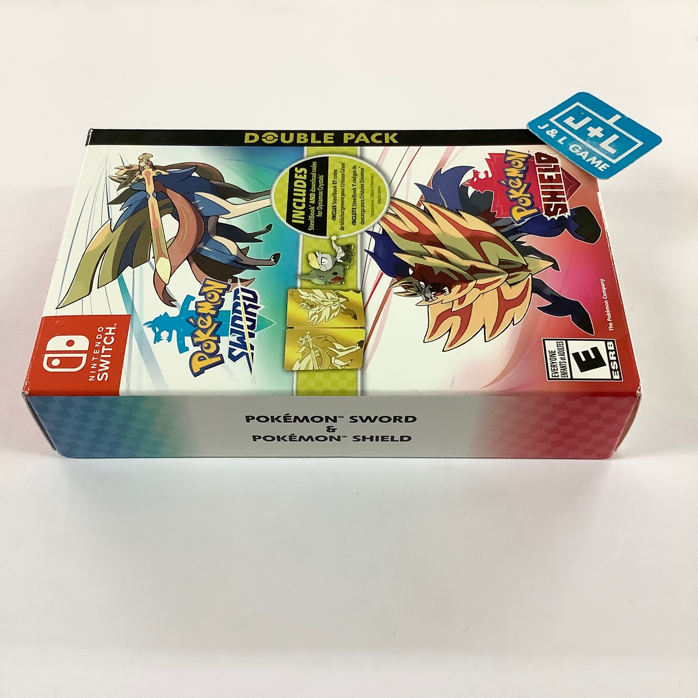 Pokemon Sword and Shield Double Pack (with steelbook) for offers Nintendo Switch