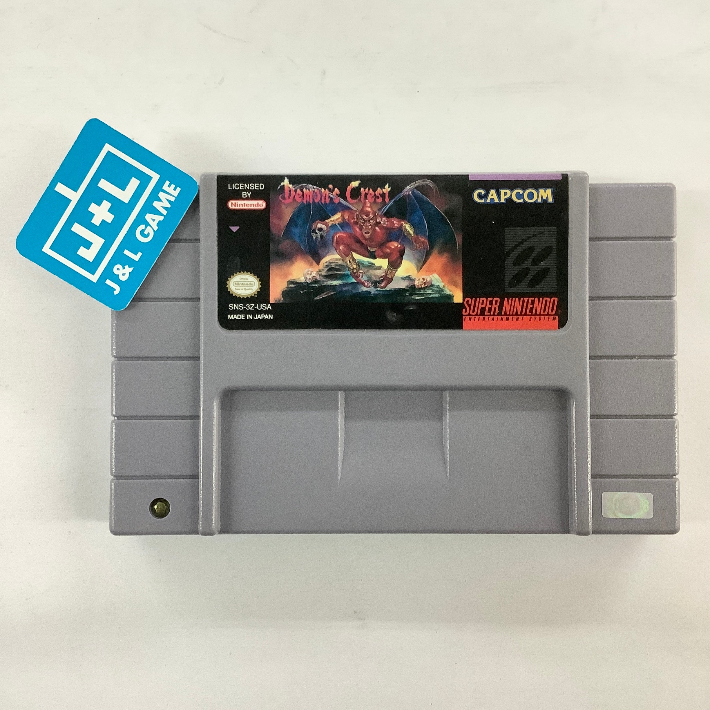 Demon crest authentic Snes sale game very good condition