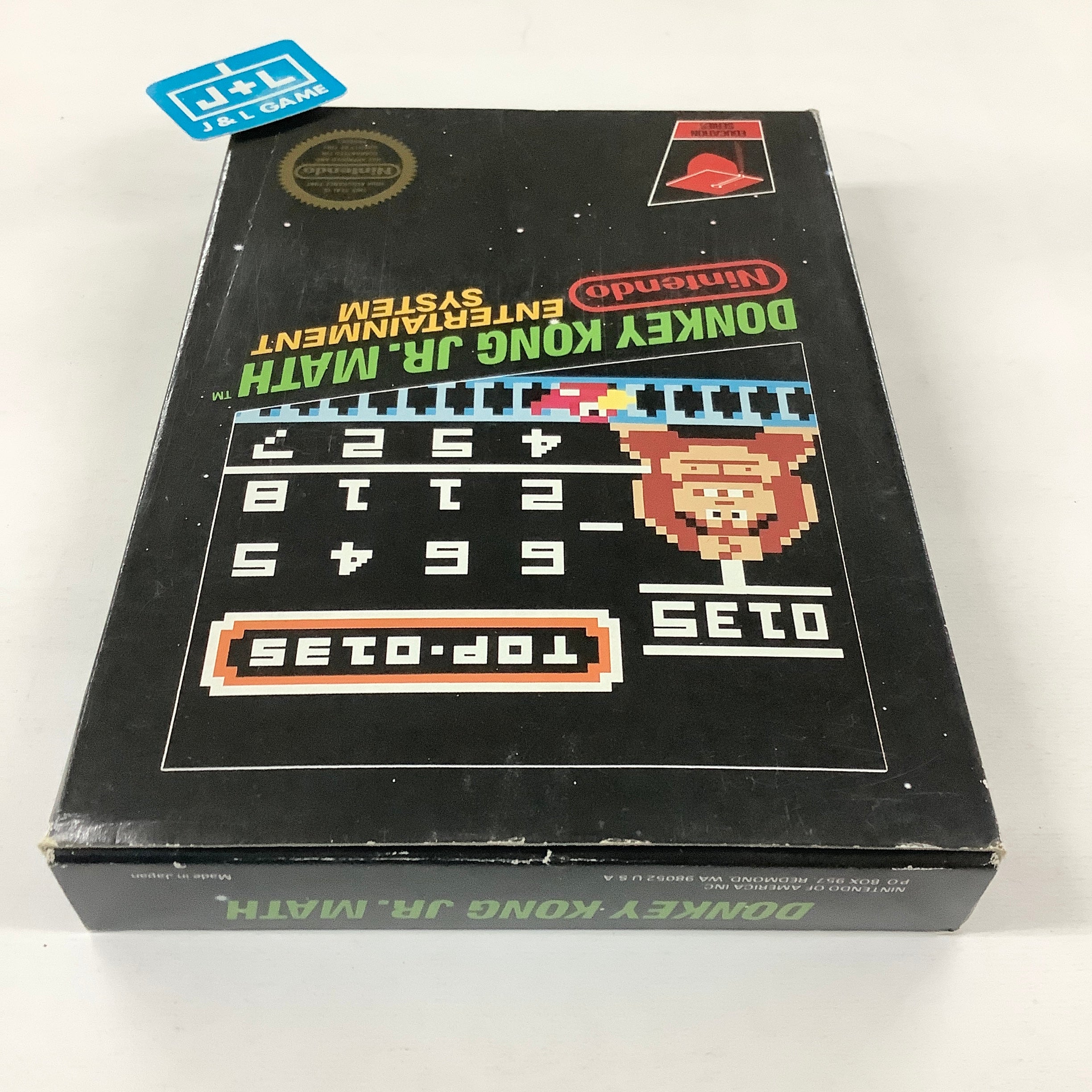 Donkey Kong Jr Math for hotsell Nintendo NES Cartridge Only