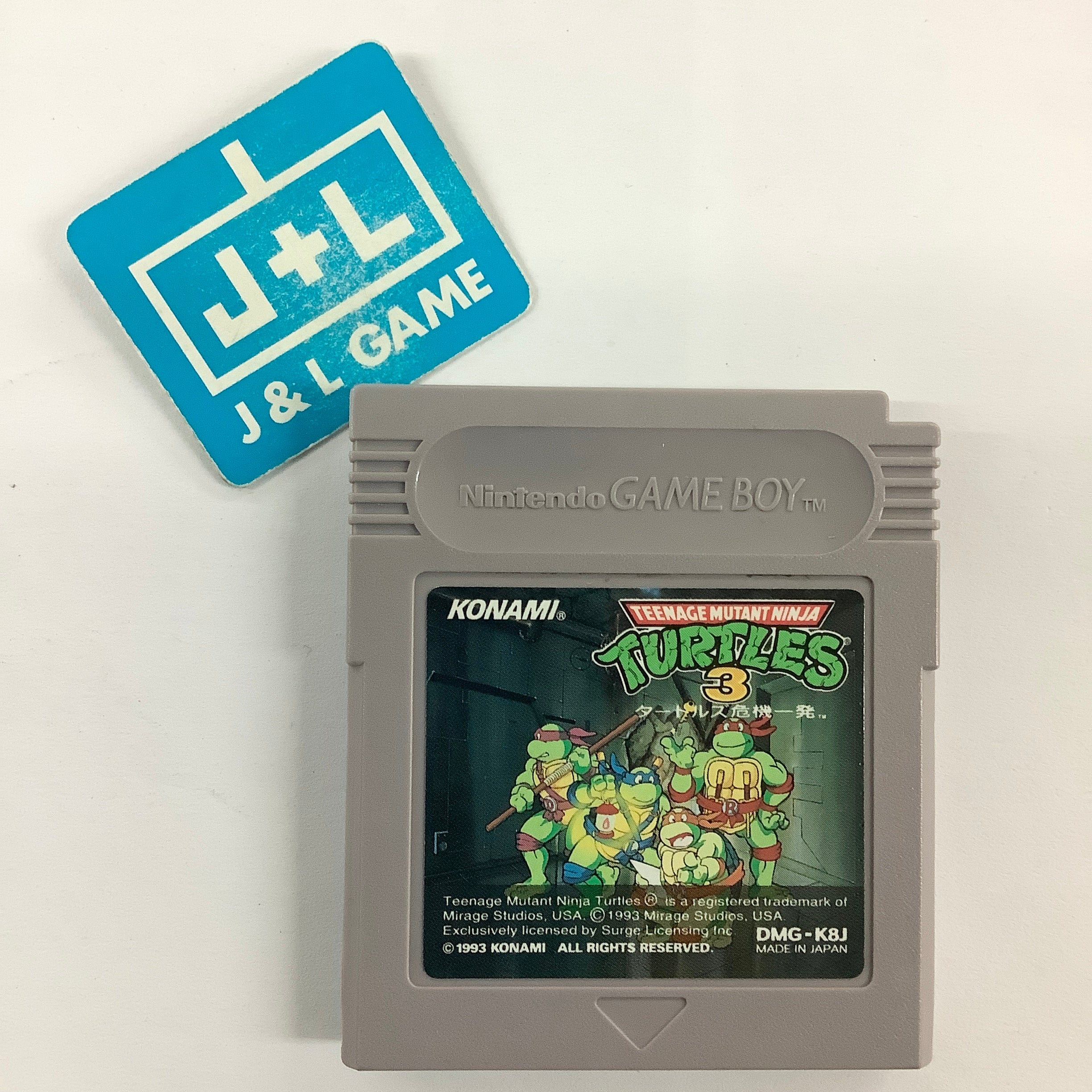 Teenage Mutant Ninja Turtles 3: Turtles Kiki Ippatsu - (GB) Game Boy [ |  J&L Game