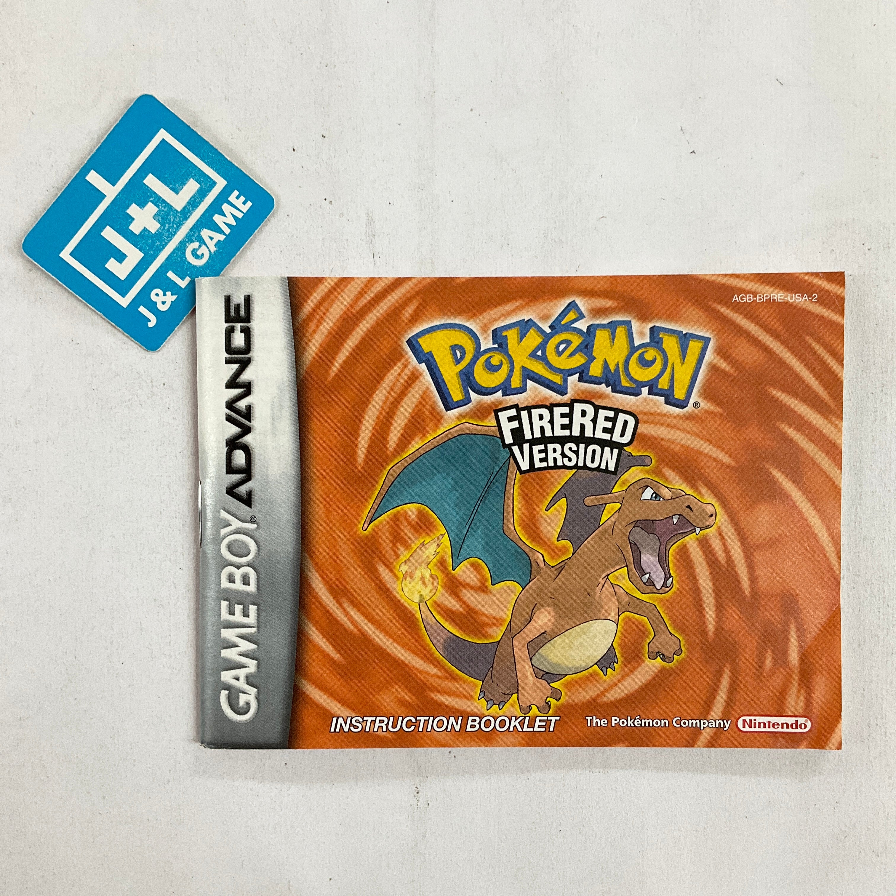 Pokemon FireRed Version (Player's Choice) - (GBA) Game Boy Advance [Pre-Owned] Video Games Nintendo   