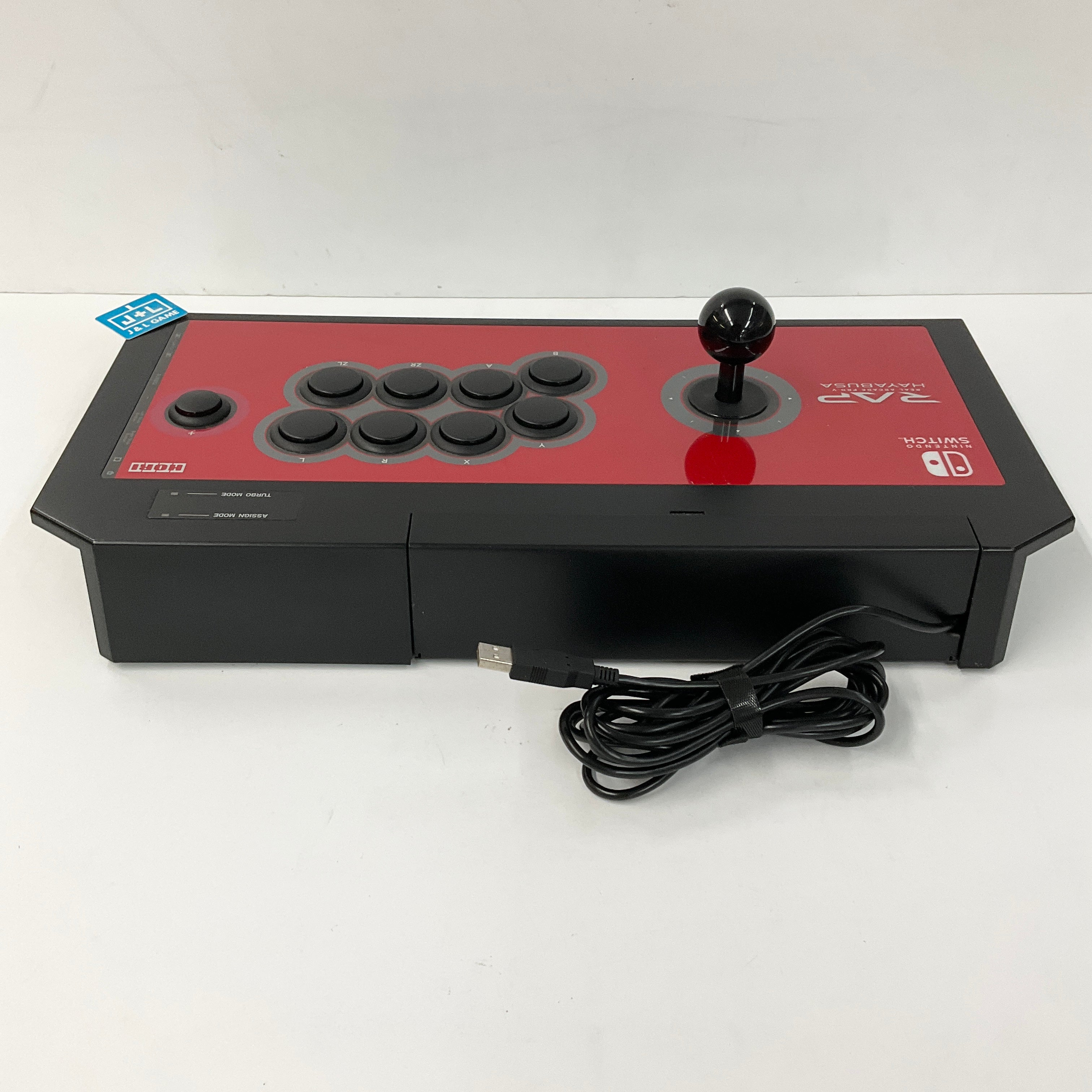 HORI Nintendo Switch Real Arcade Pro V Hayabusa Fight Stick - (NSW)  Nintendo Switch [Pre-Owned]