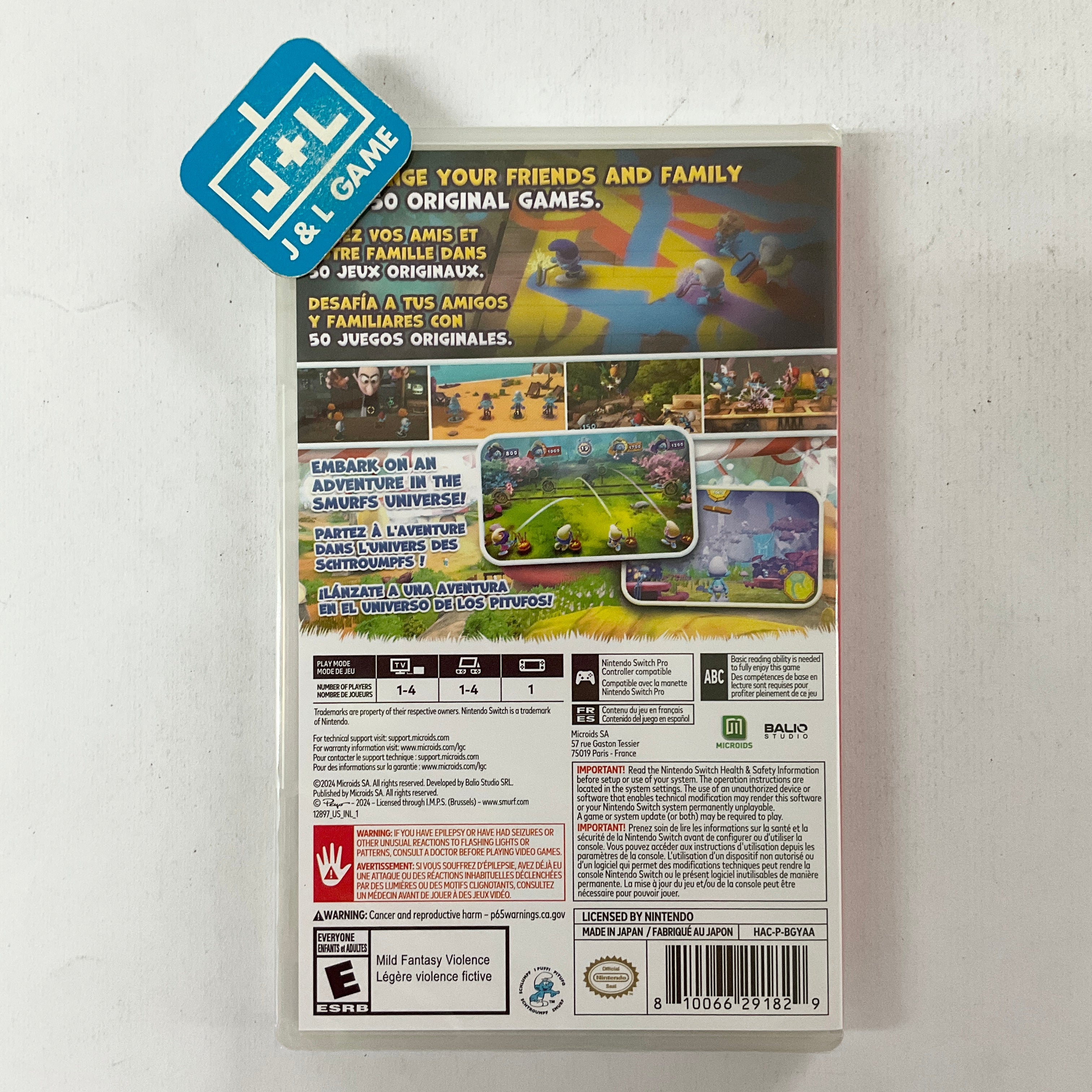 The Smurfs Village Party - (NSW) Nintendo Switch Video Games Microids   