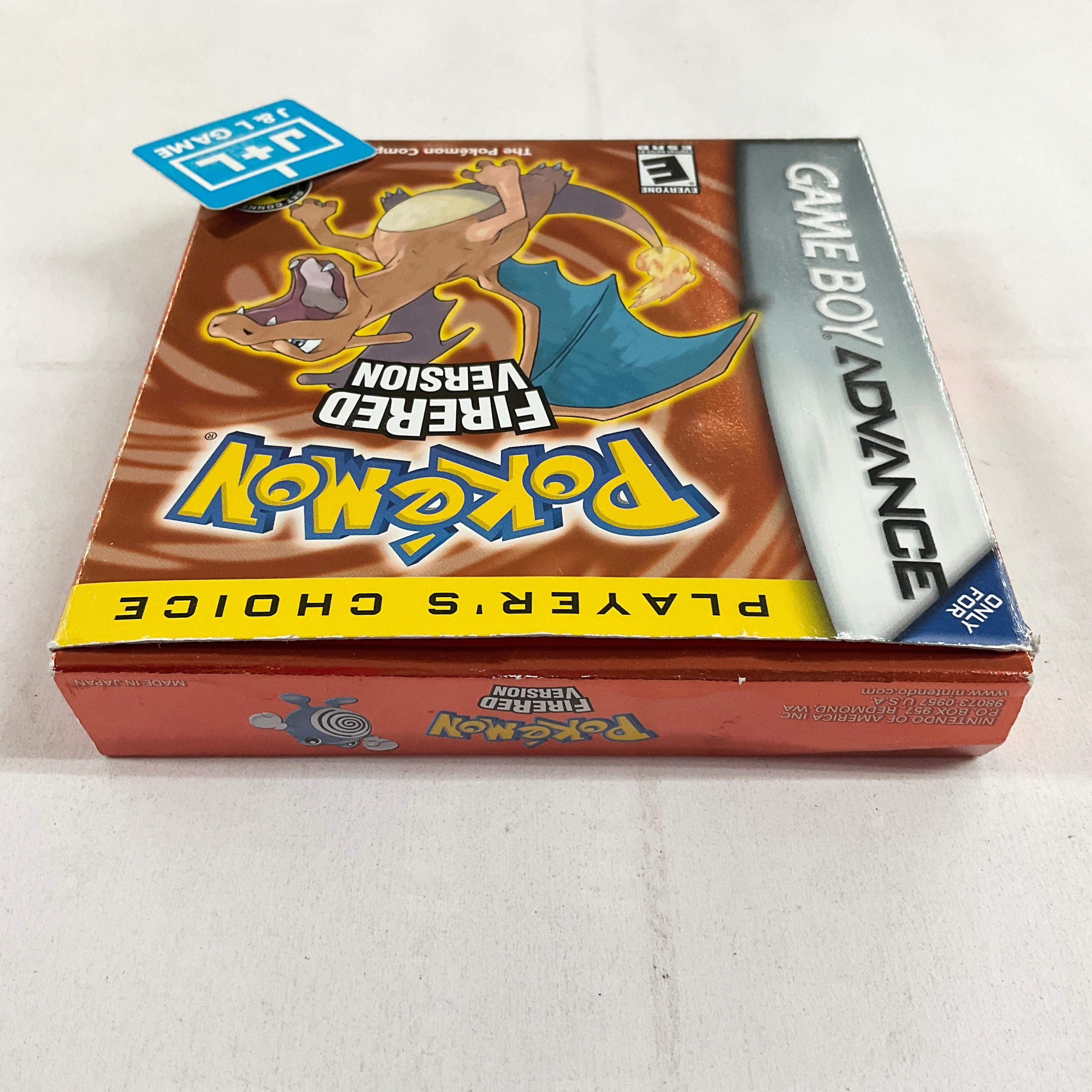 Pokemon FireRed Version (Player's Choice) - (GBA) Game Boy Advance [Pre-Owned] Video Games Nintendo   