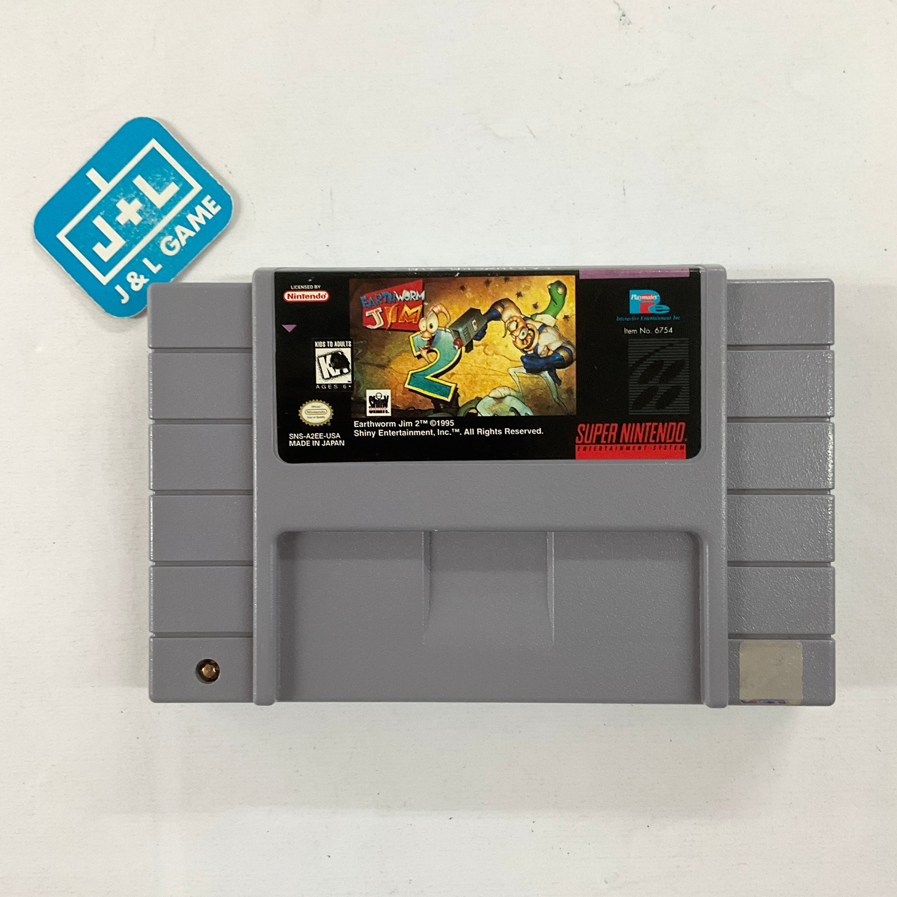 Earth Worm Jim 1 and Earthworm Jim 2 outlet for the Super Nintendo Entertainment System