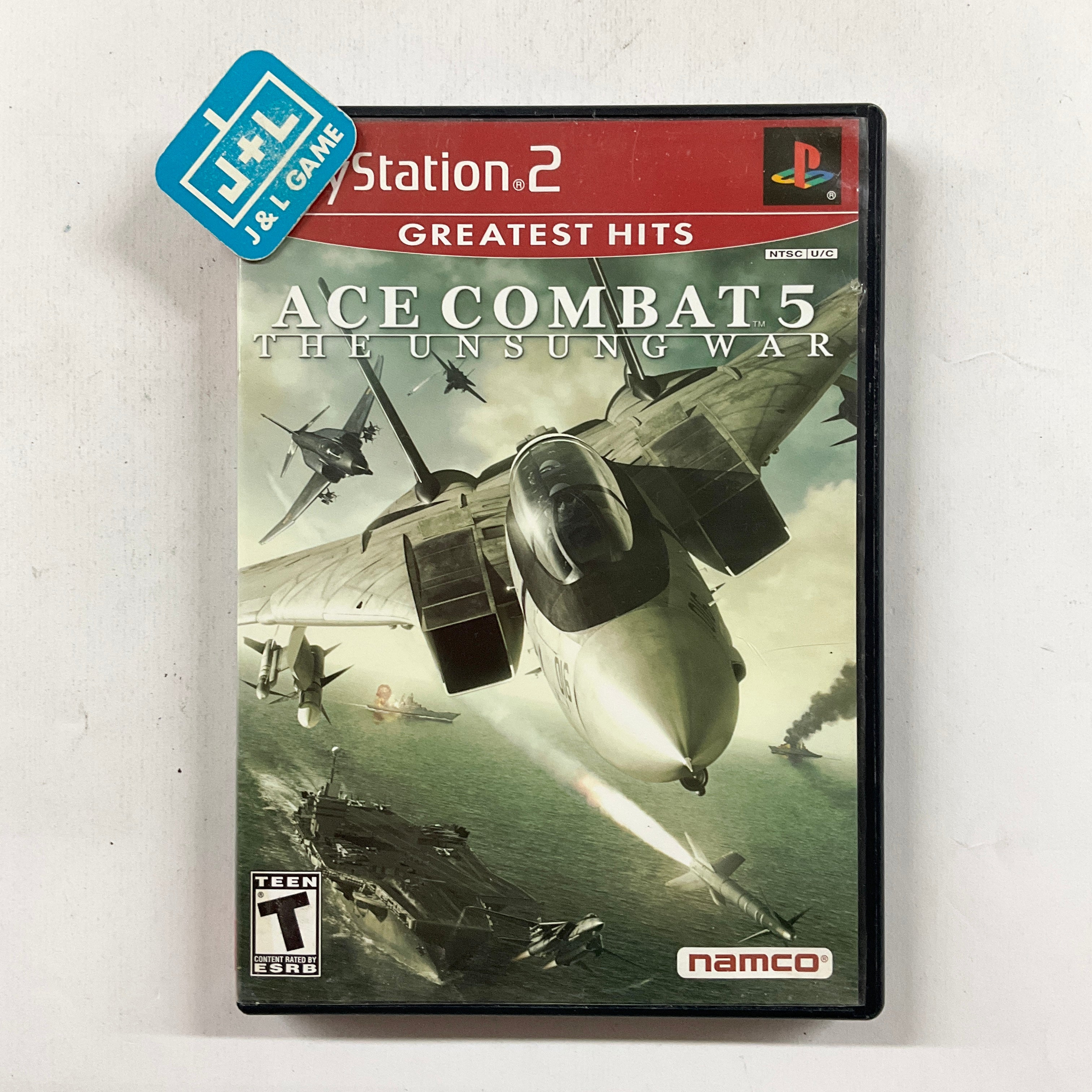 Ace Combat 5: The Unsung War (Greatest Hits) - (PS2) PlayStation 2 [Pre-Owned] Video Games Namco   