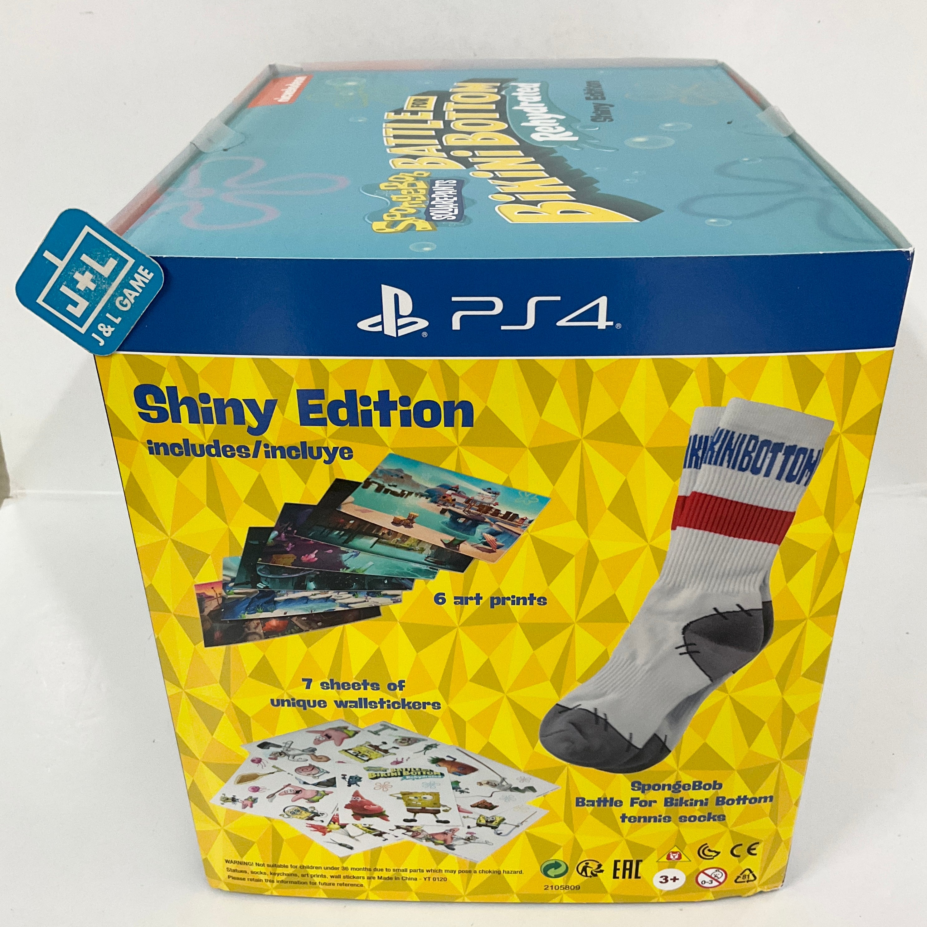 Spongebob Squarepants: Battle for Bikini Bottom Rehydrated (Shiny Edition) - (PS4) PlayStation 4 Video Games THQ Nordic   