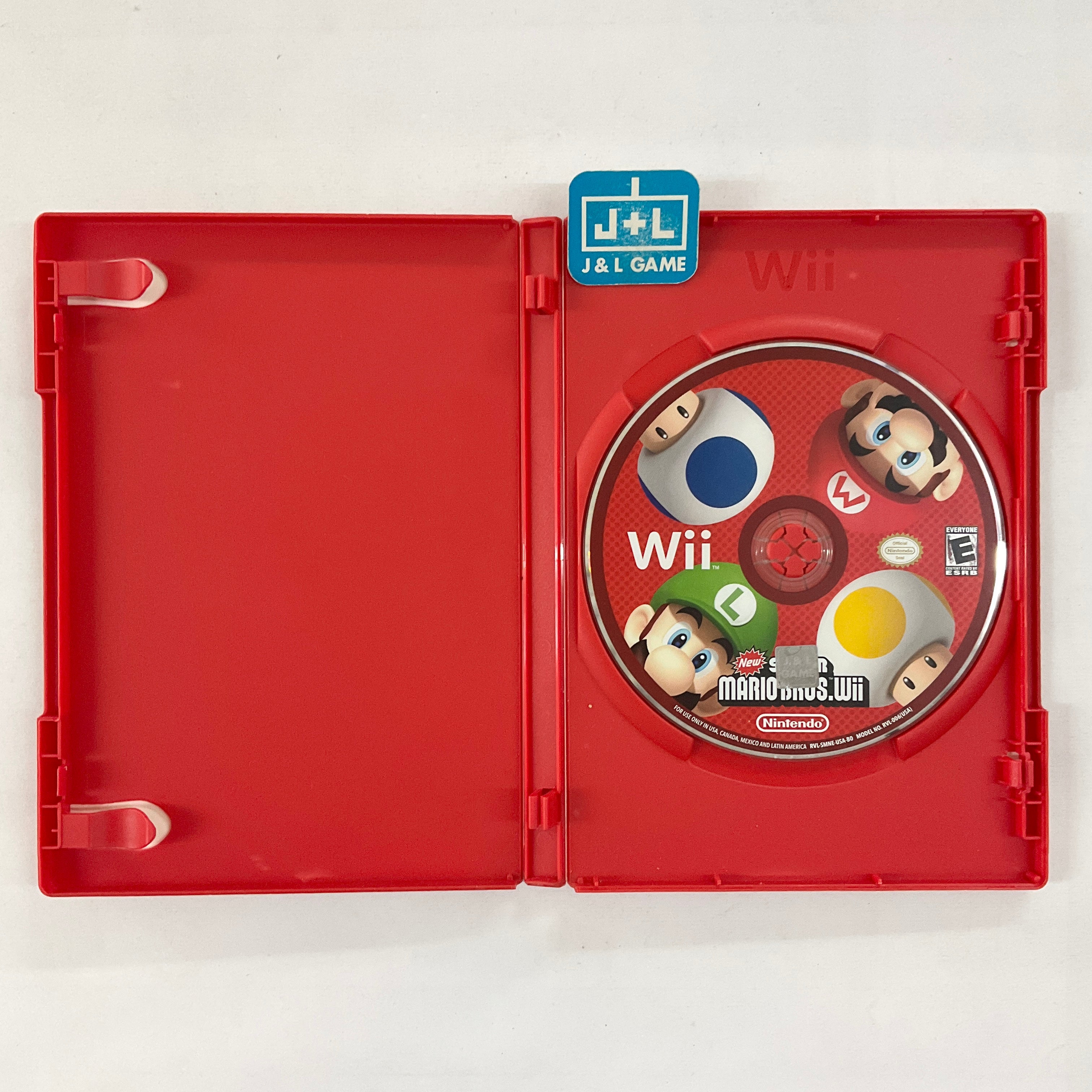 New Super Mario Bros. Wii (Red Case) - Nintendo Wii [Pre-Owned] Video Games Nintendo   