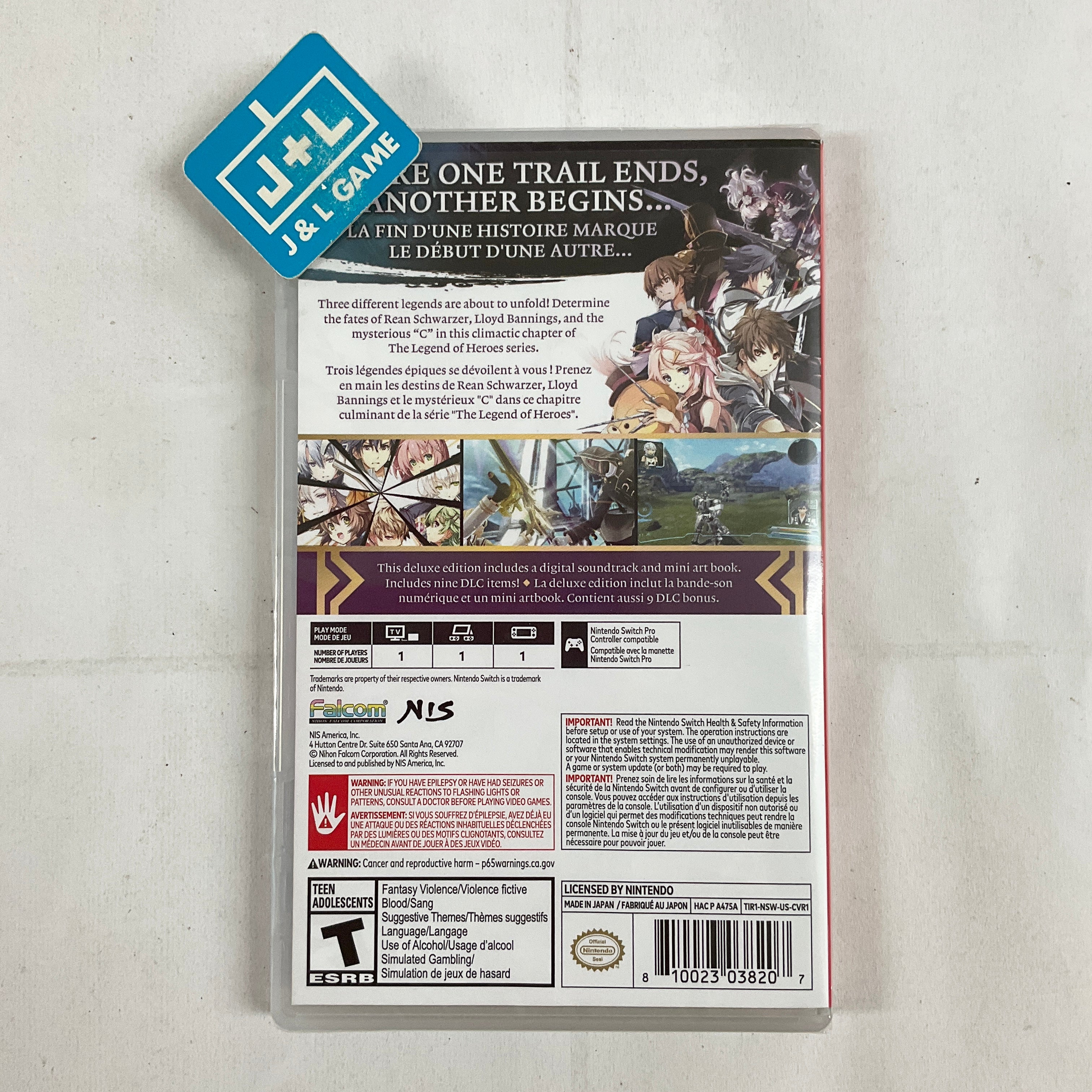 The Legend of Heroes: Trails into Reverie (Deluxe Edition) - (NSW) Nintendo Switch Video Games NIS America   