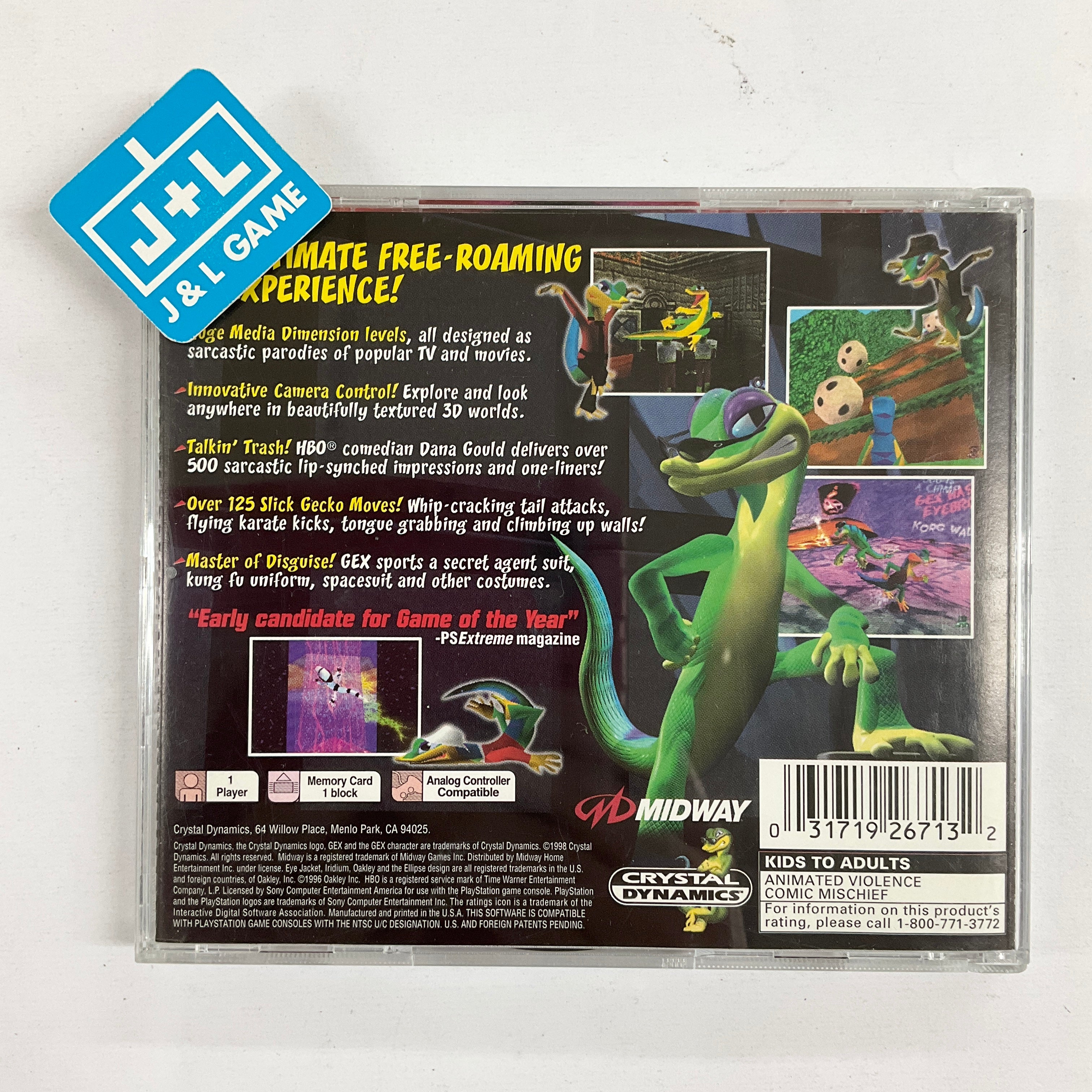 Gex enter deals the gecko ps1