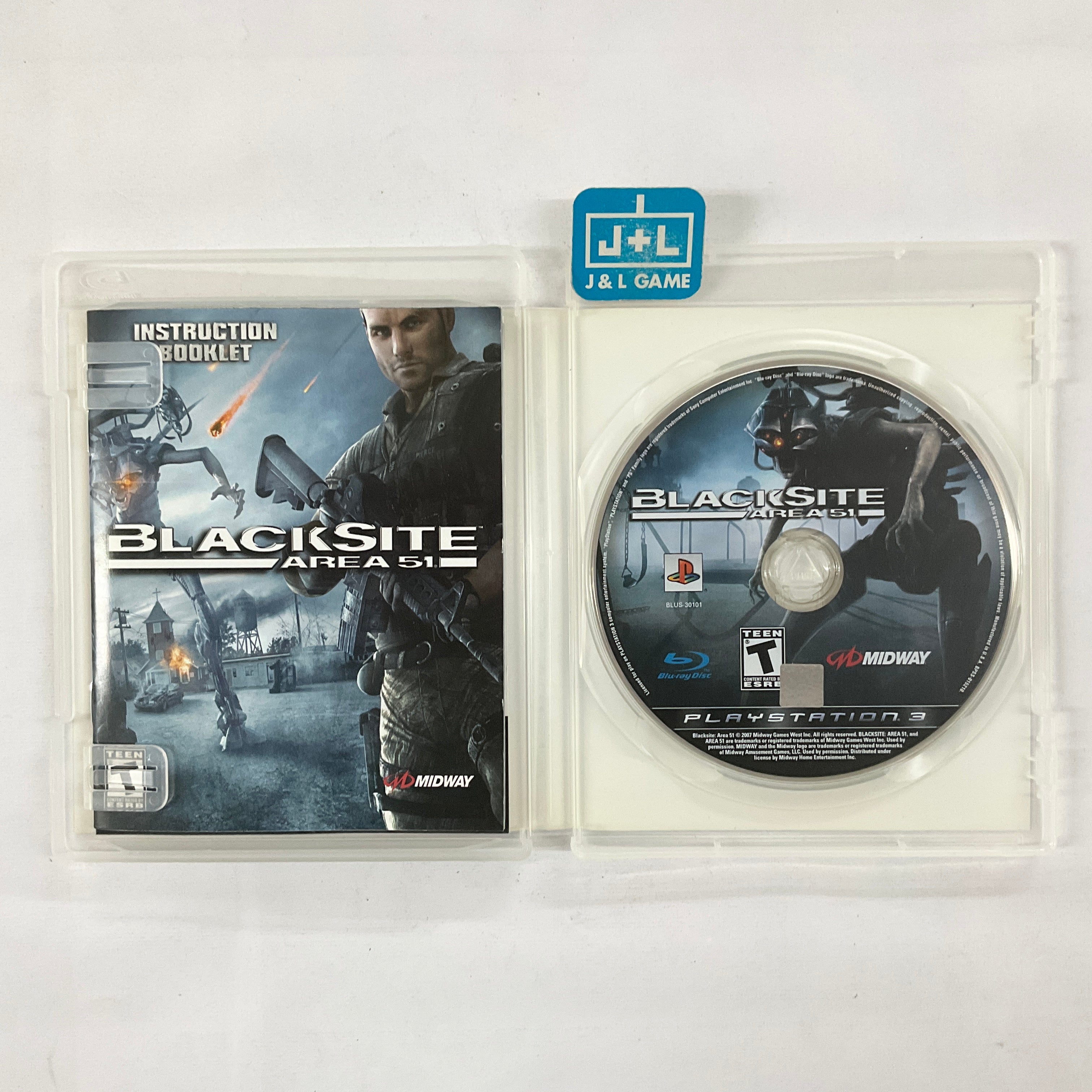 BlackSite: Area 51 - (PS3) PlayStation 3 [Pre-Owned] Video Games Midway   