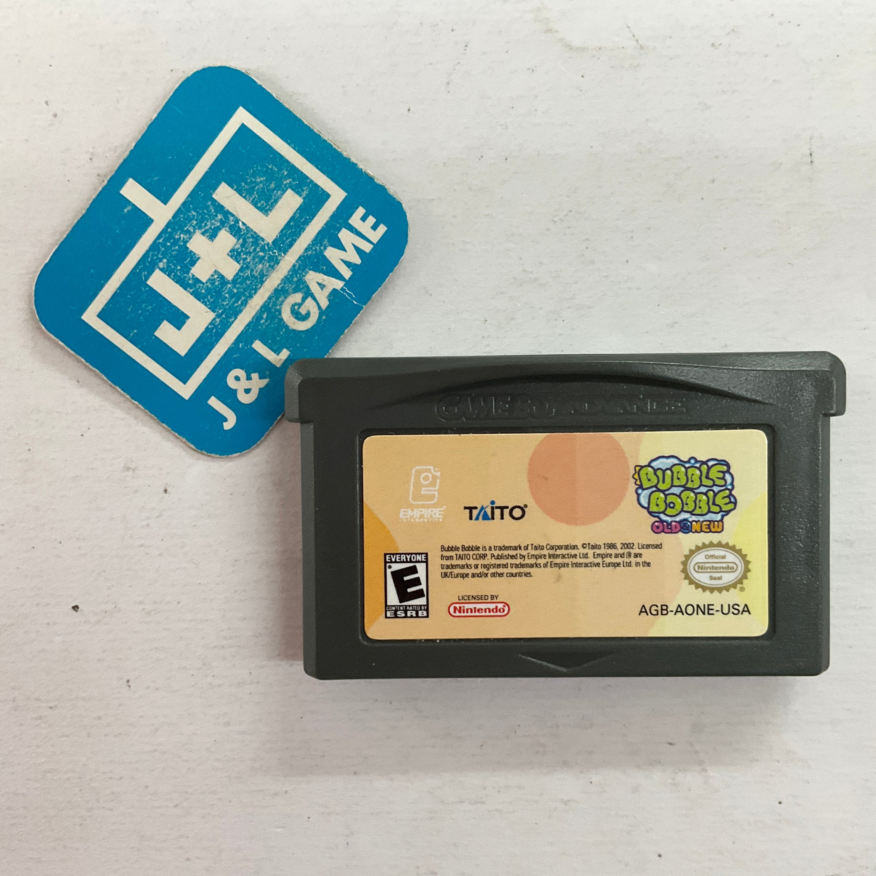 Bubble Bobble: Old & New - (GBA) Game Boy Advance [Pre-Owned] | J&L Game