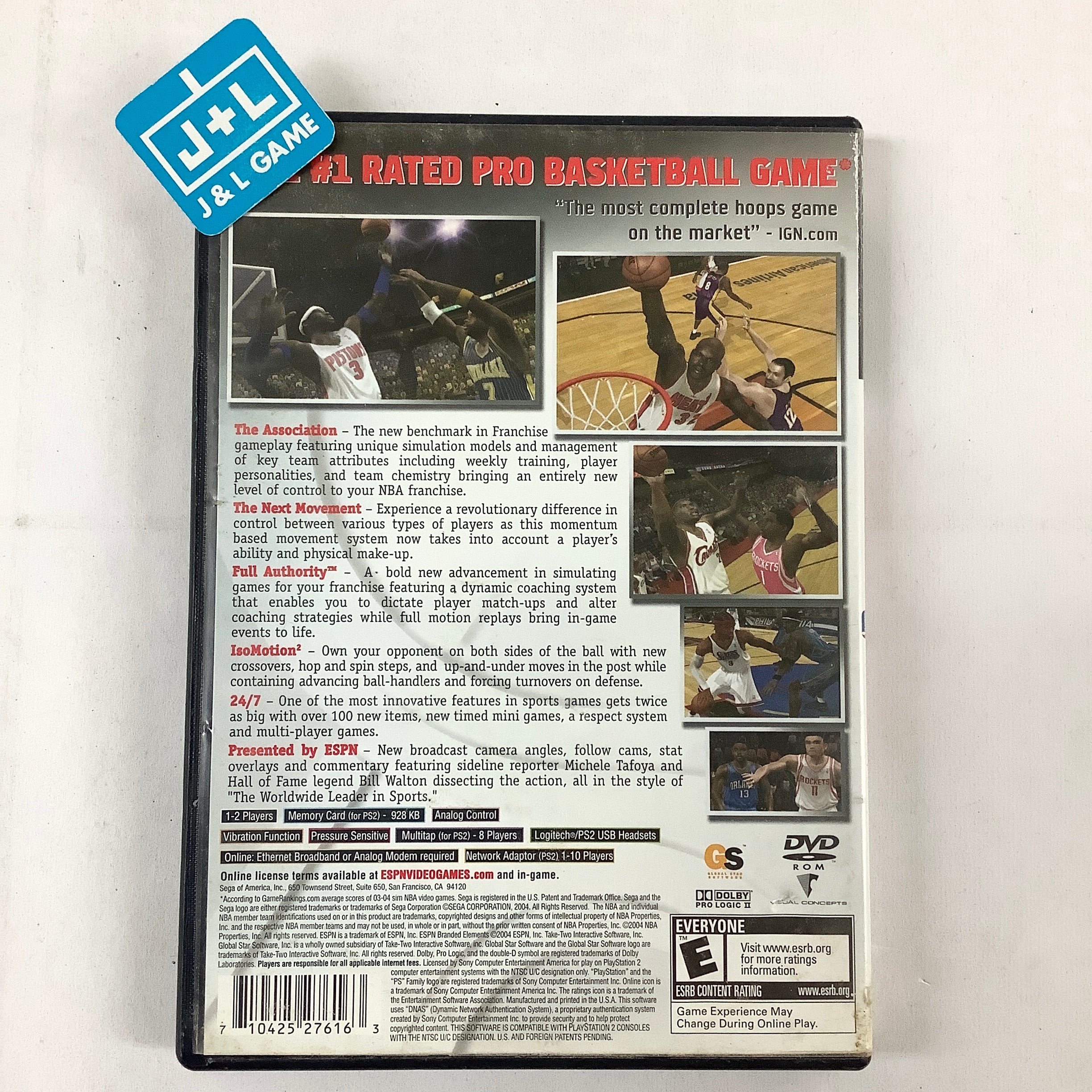 ESPN NBA 2K5 - (PS2) PlayStation 2 [Pre-Owned] Video Games Sega   