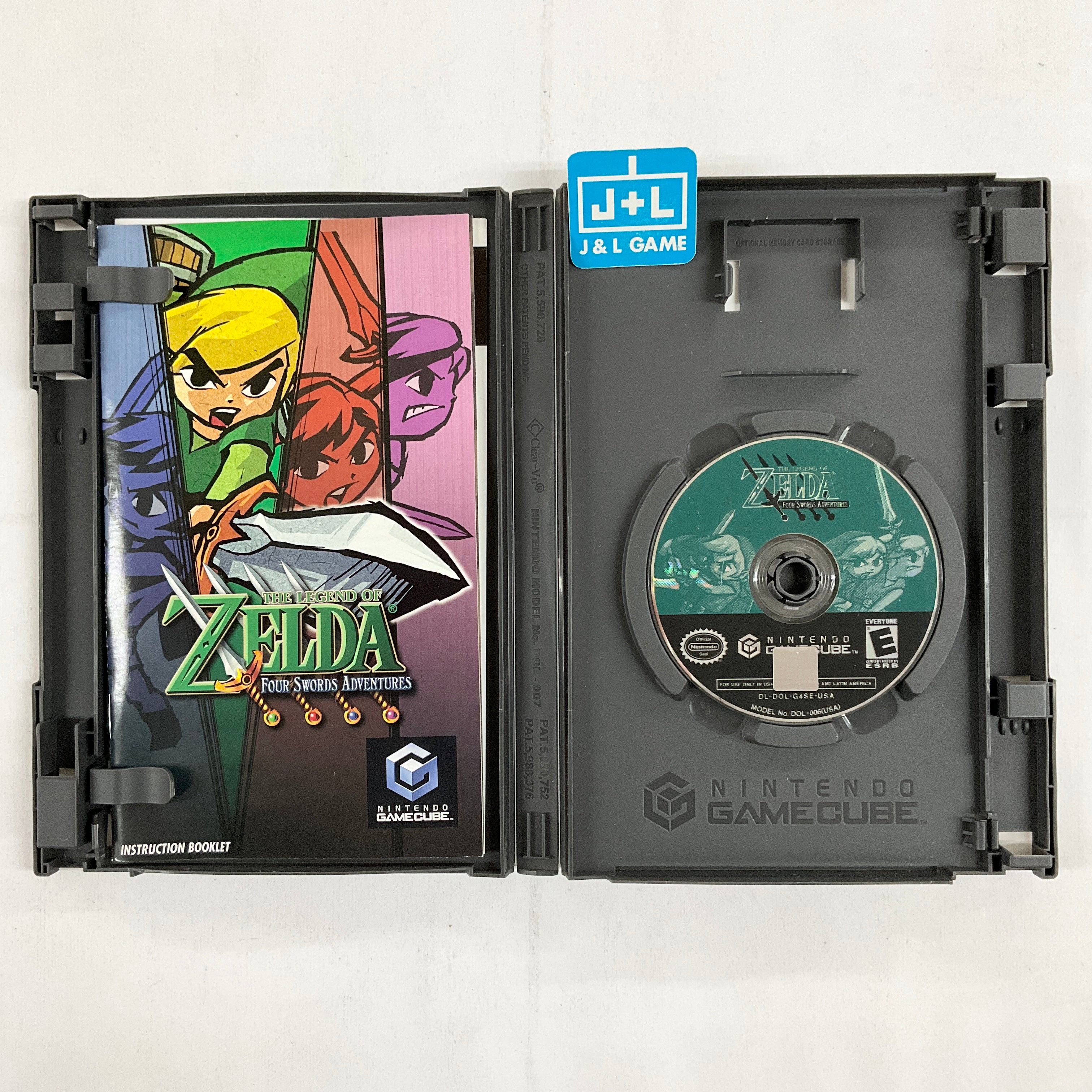 The 2024 legend of Zelda Four Swords Adventures GameCube