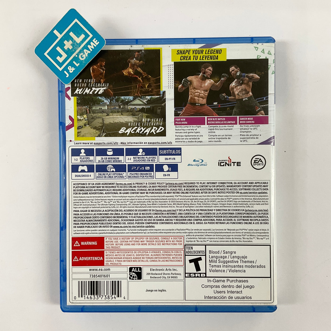 EA Sports UFC 4. Playstation 4