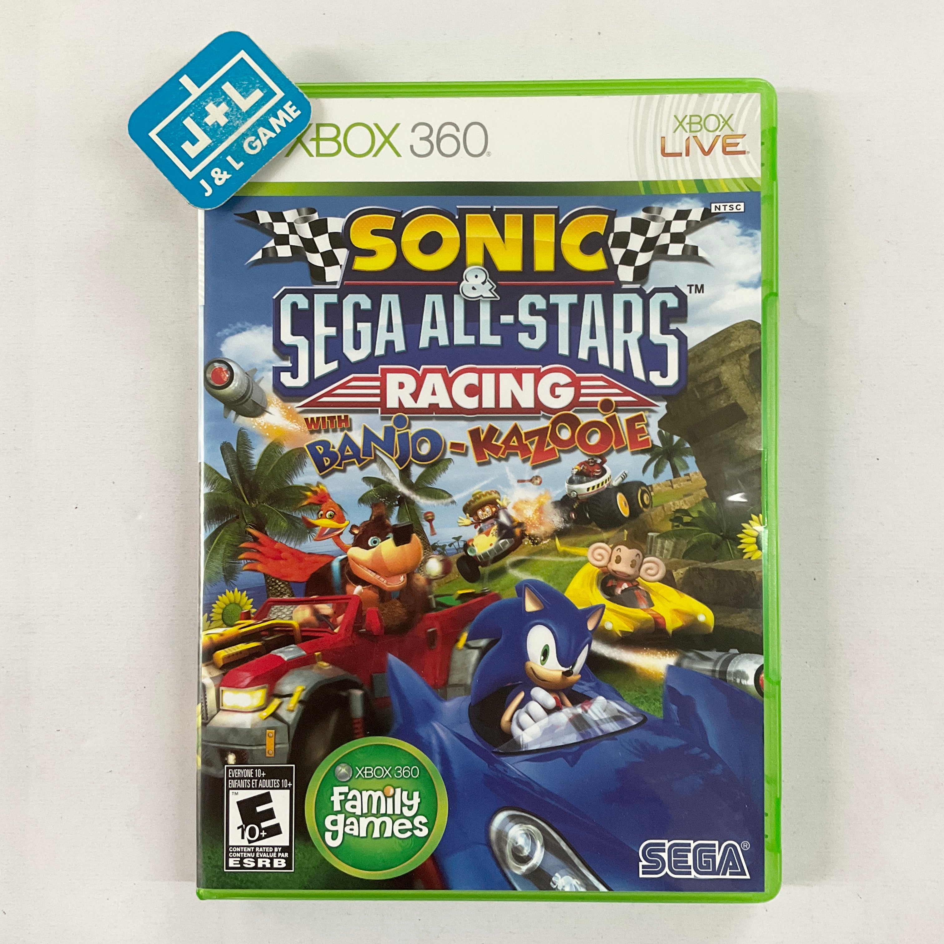 Sonic & Sega All-Stars Racing with Banjo-Kazooie - Xbox 360 [Pre-Owned] Video Games Sega   