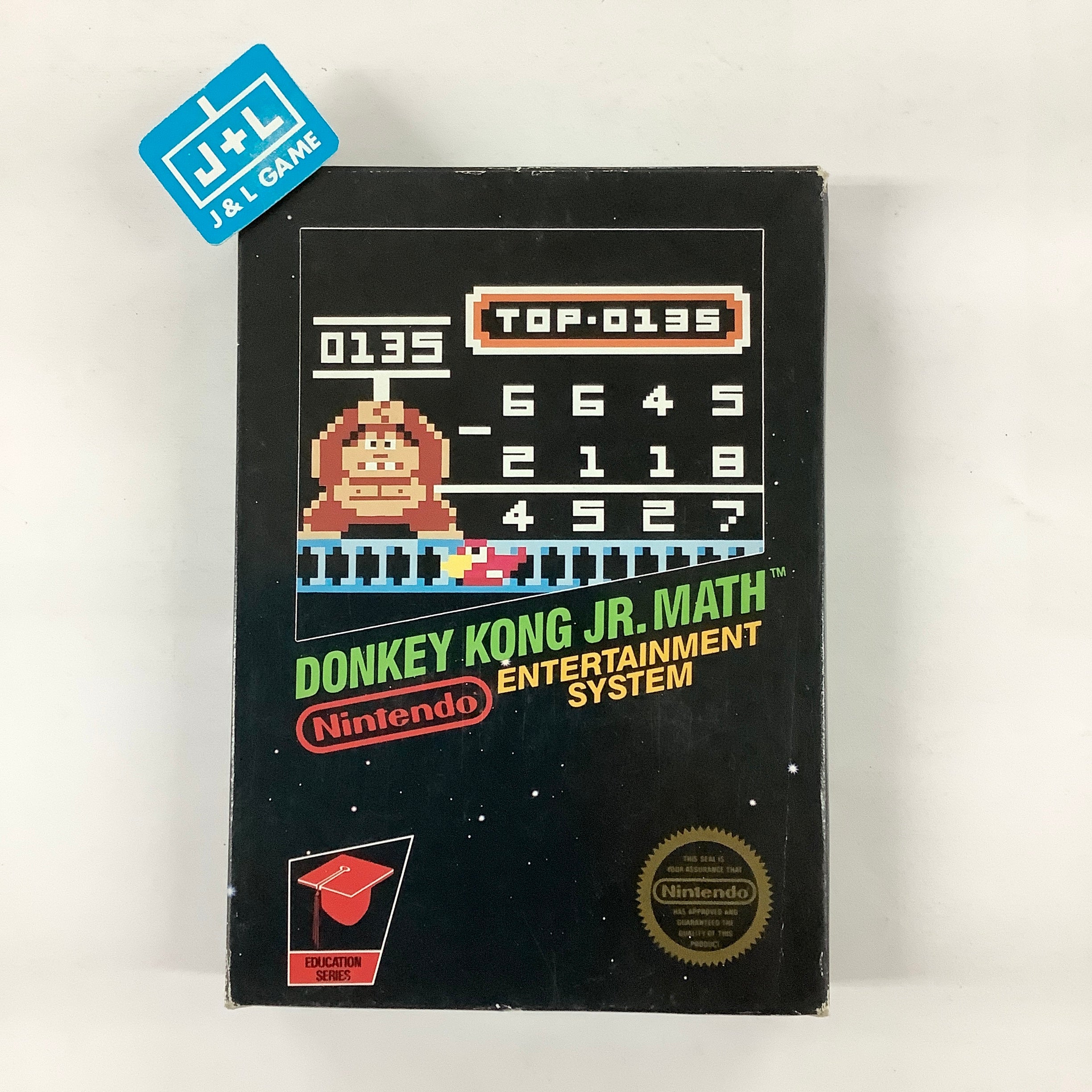 Donkey Kong Jr Math for hotsell Nintendo NES Cartridge Only