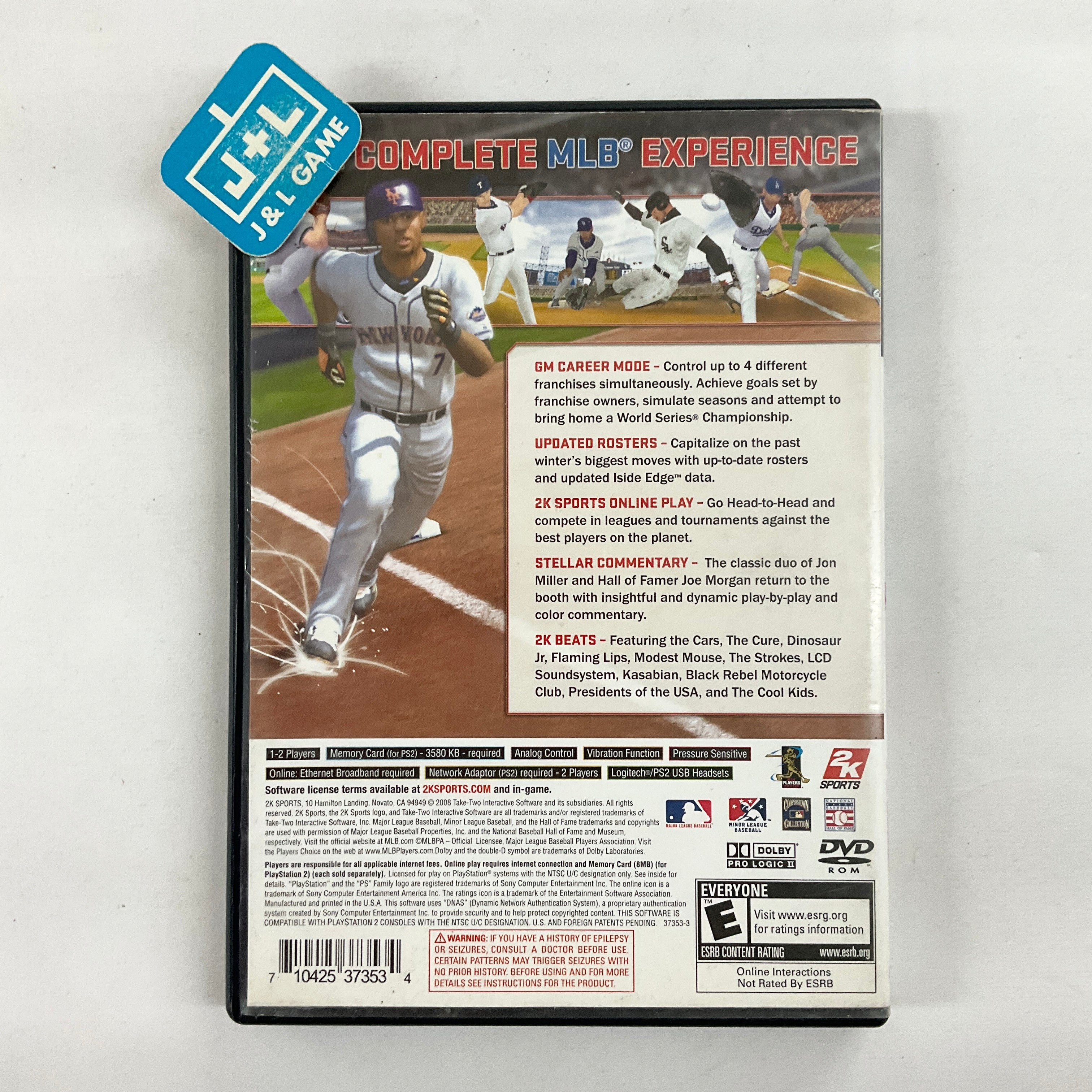 Major League Baseball 2K8 - (PS2) PlayStation 2 [Pre-Owned] Video Games 2K Sports   