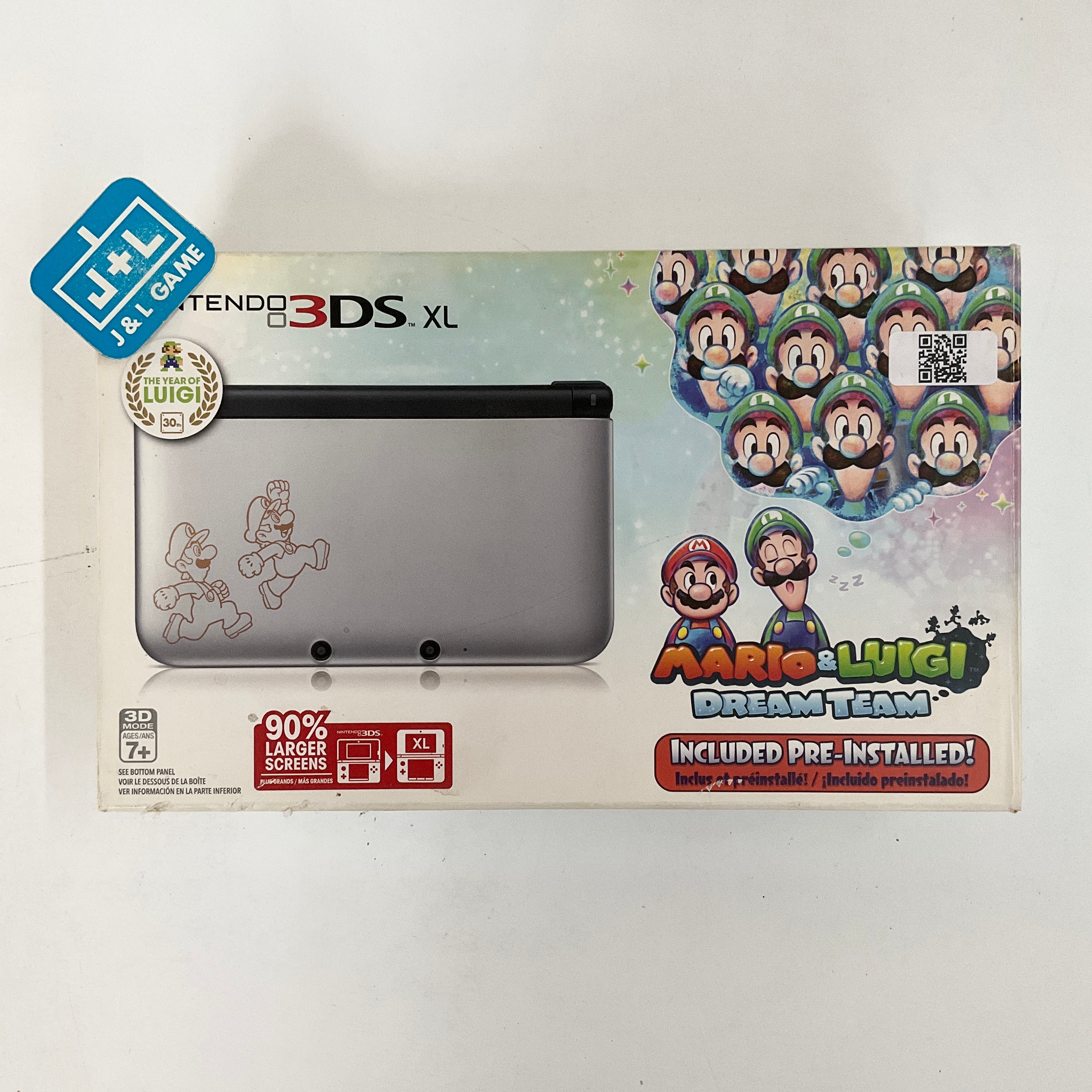 Nintendo 3DS XL Mario and cheapest Luigi in Silver