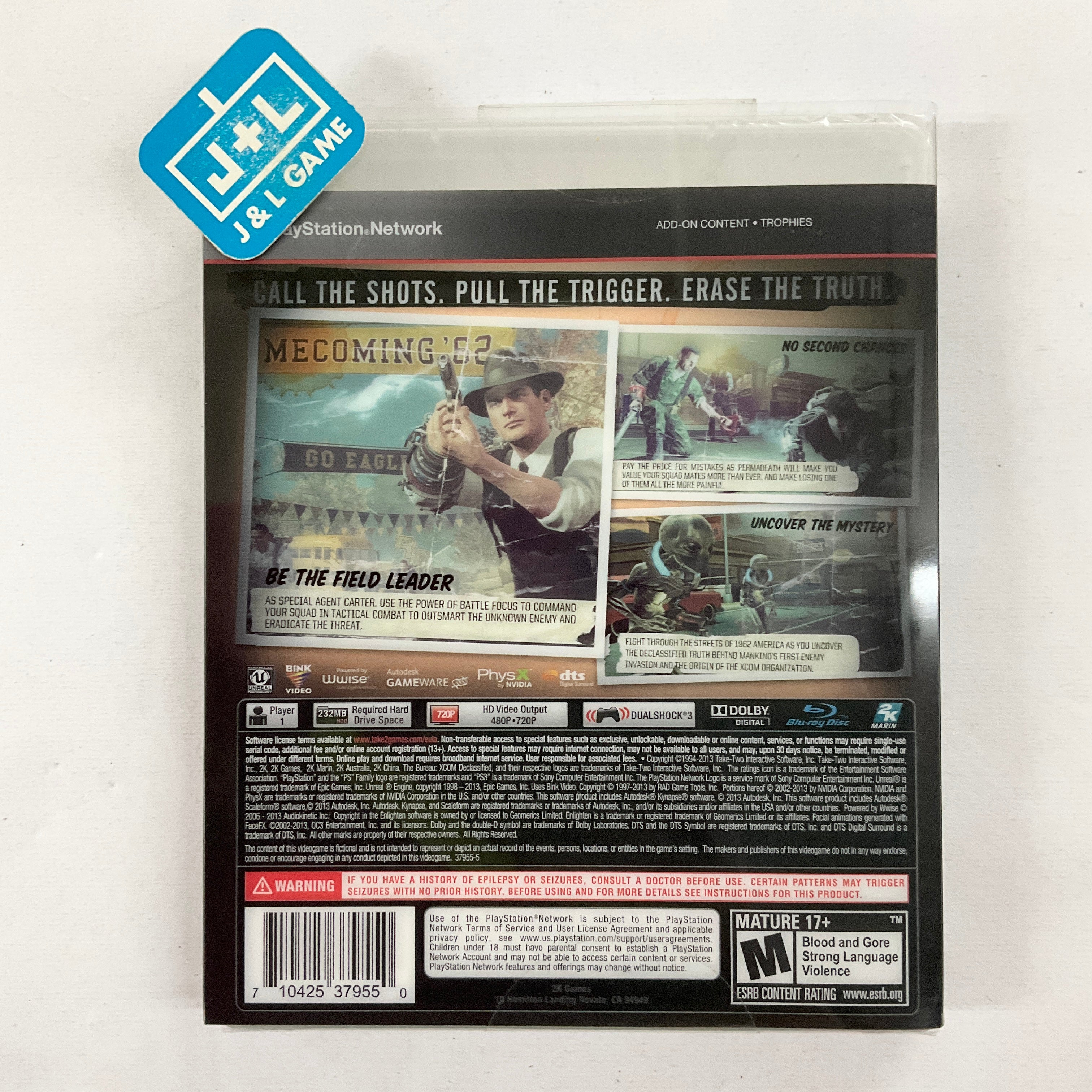 The Bureau: XCOM Declassified - (PS3) PlayStation 3 Video Games 2K Games   