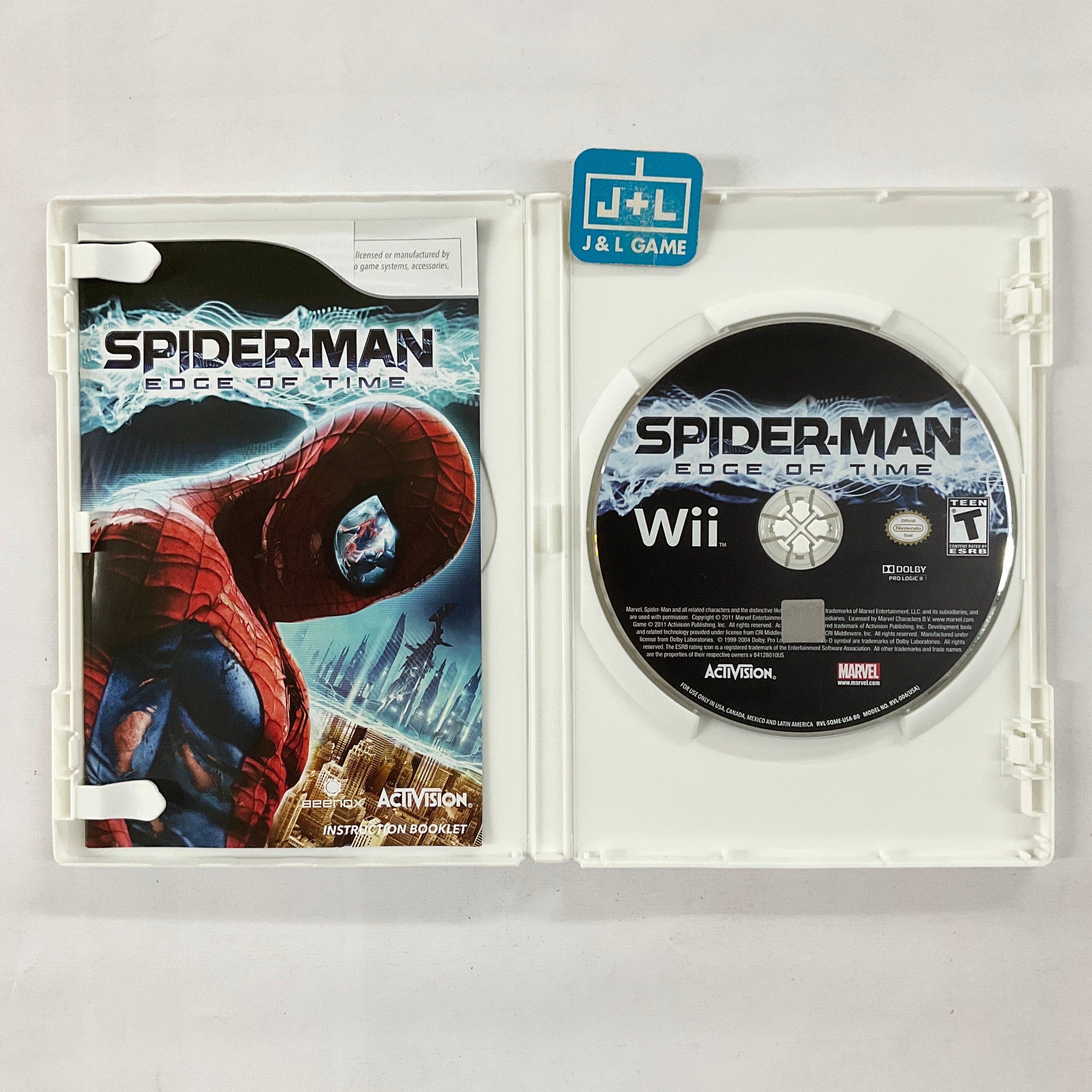 Spider-man: The Edge of Time - Nintendo Wii [Pre-Owned] | J&L Game