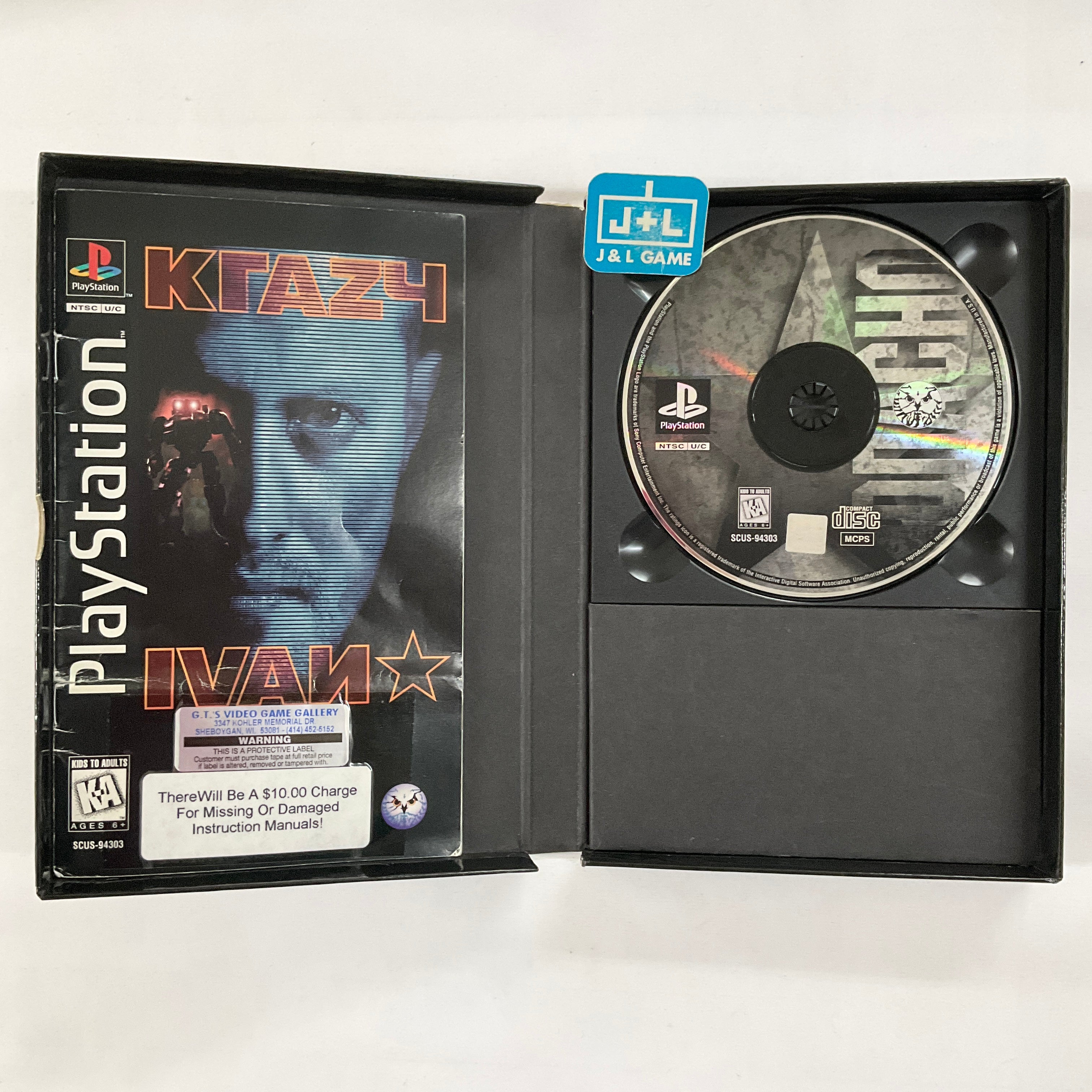 Krazy Ivan (Long Box) - (PS1) PlayStation 1 [Pre-Owned] Video Games Psygnosis   