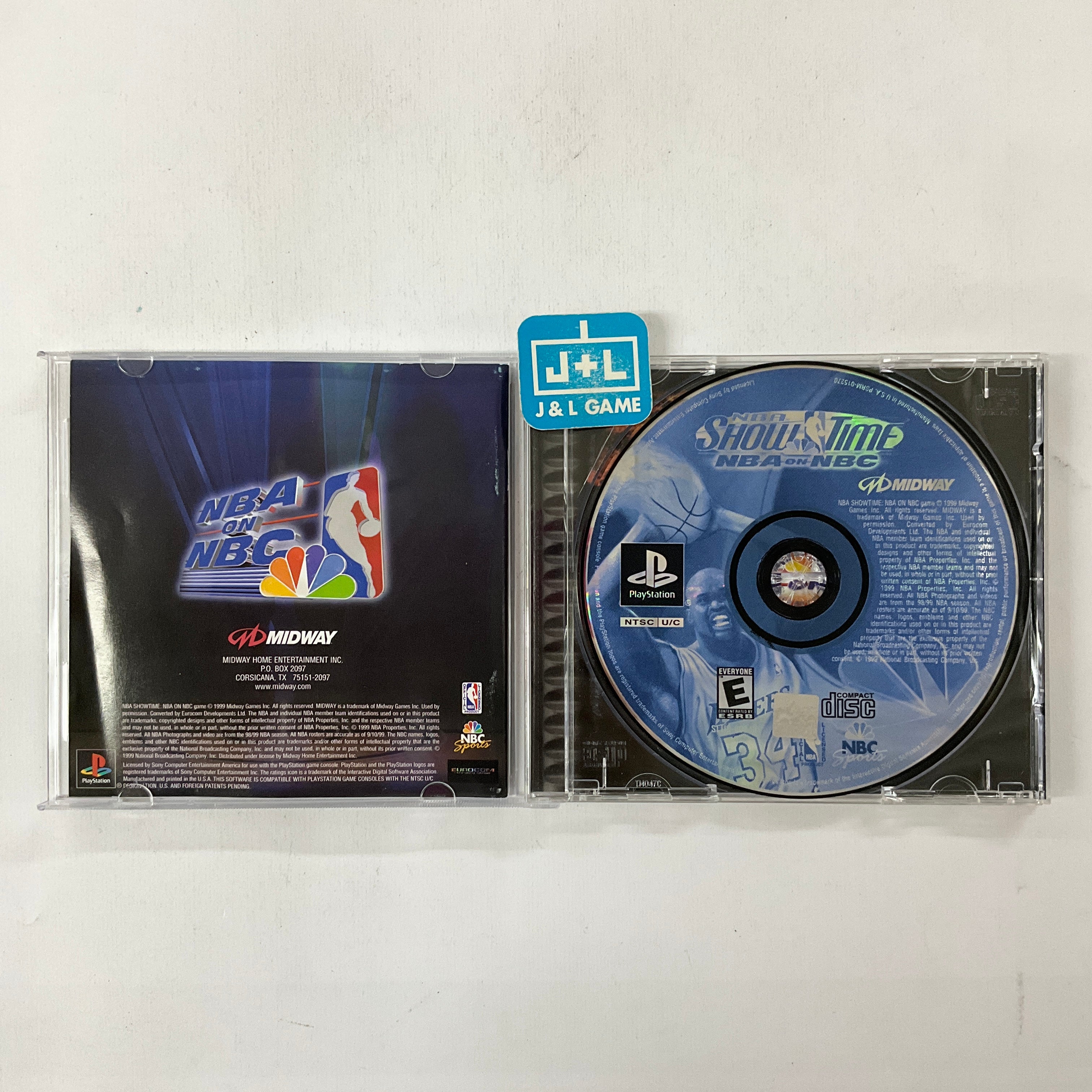 NBA Showtime NBA On NBC For selling Playstation 1