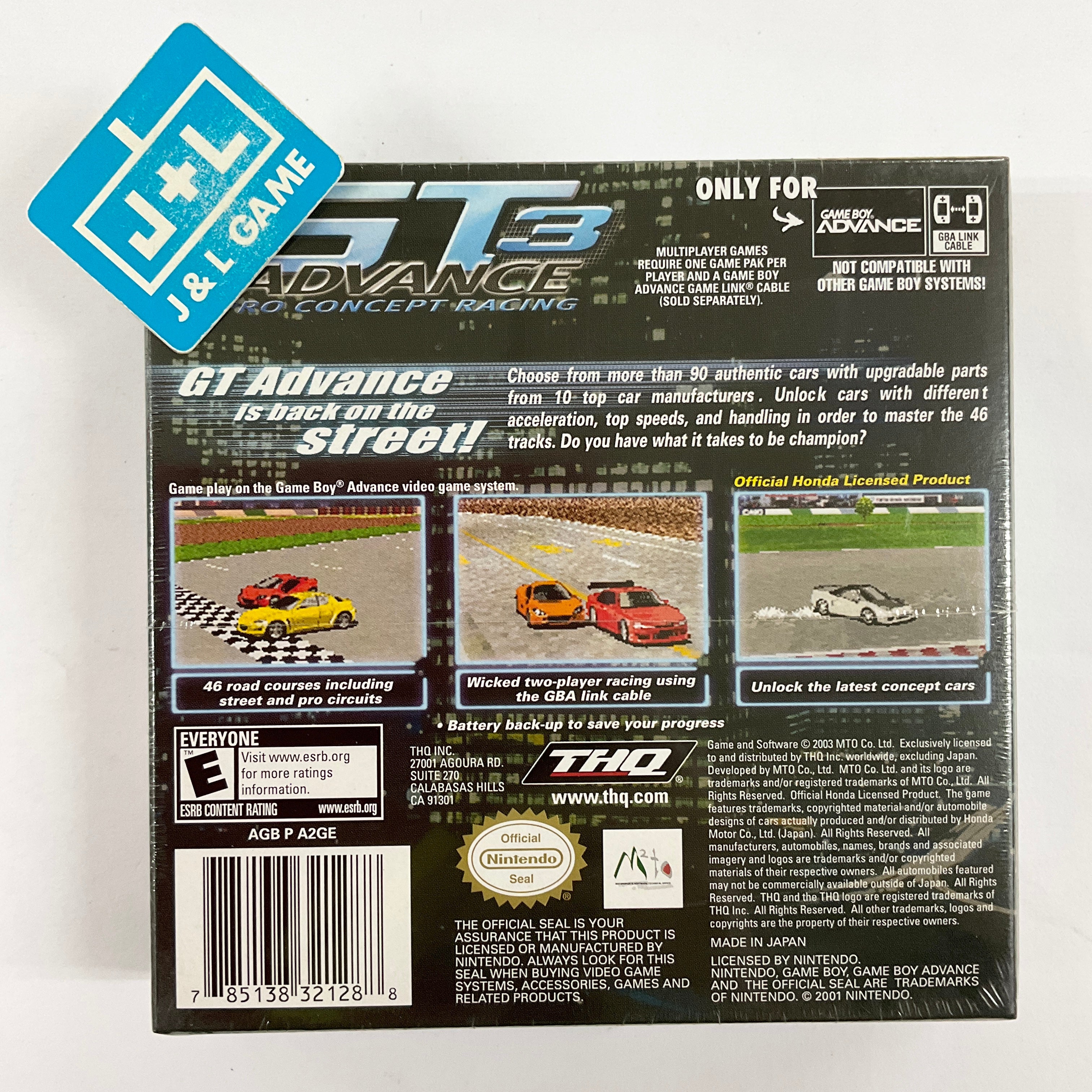 GT Advance 3: Pro Concept Racing - (GBA) Game Boy Advance