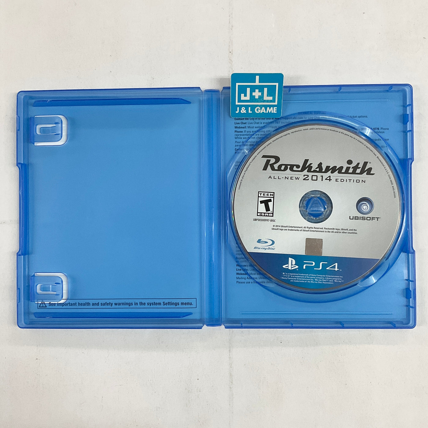 Rocksmith 2014 Edition Remastered Playstation 4 with Cable