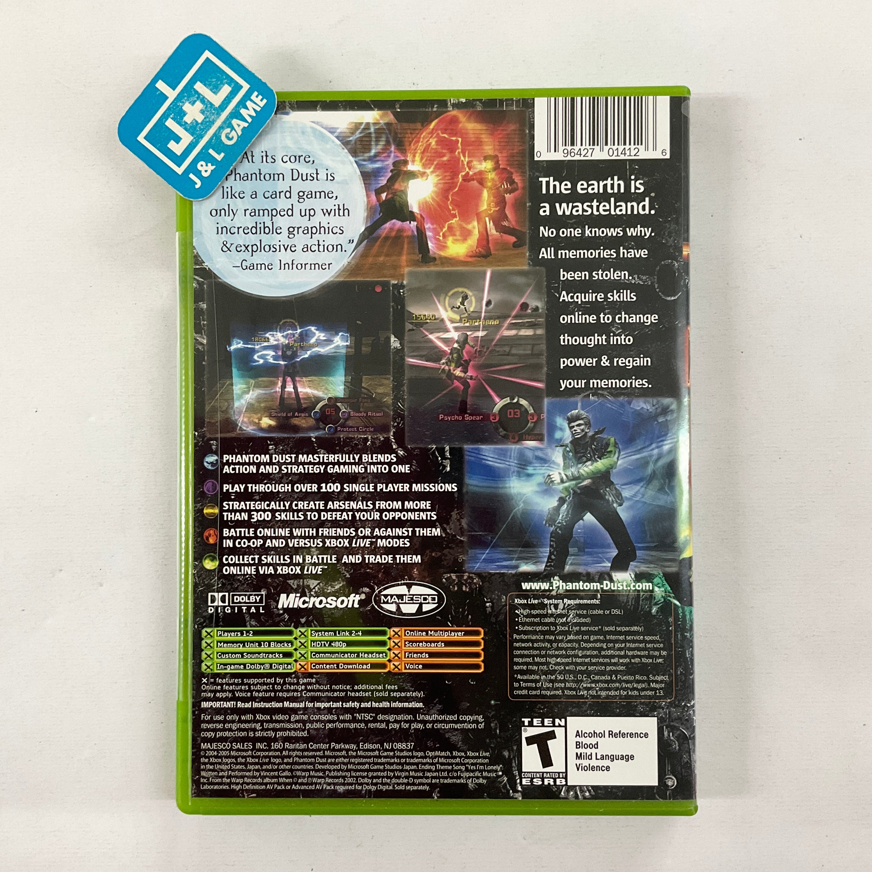 Phantom cheapest Dust (Microsoft Xbox, 2005) CIB COMPLETE MANUAL RARE